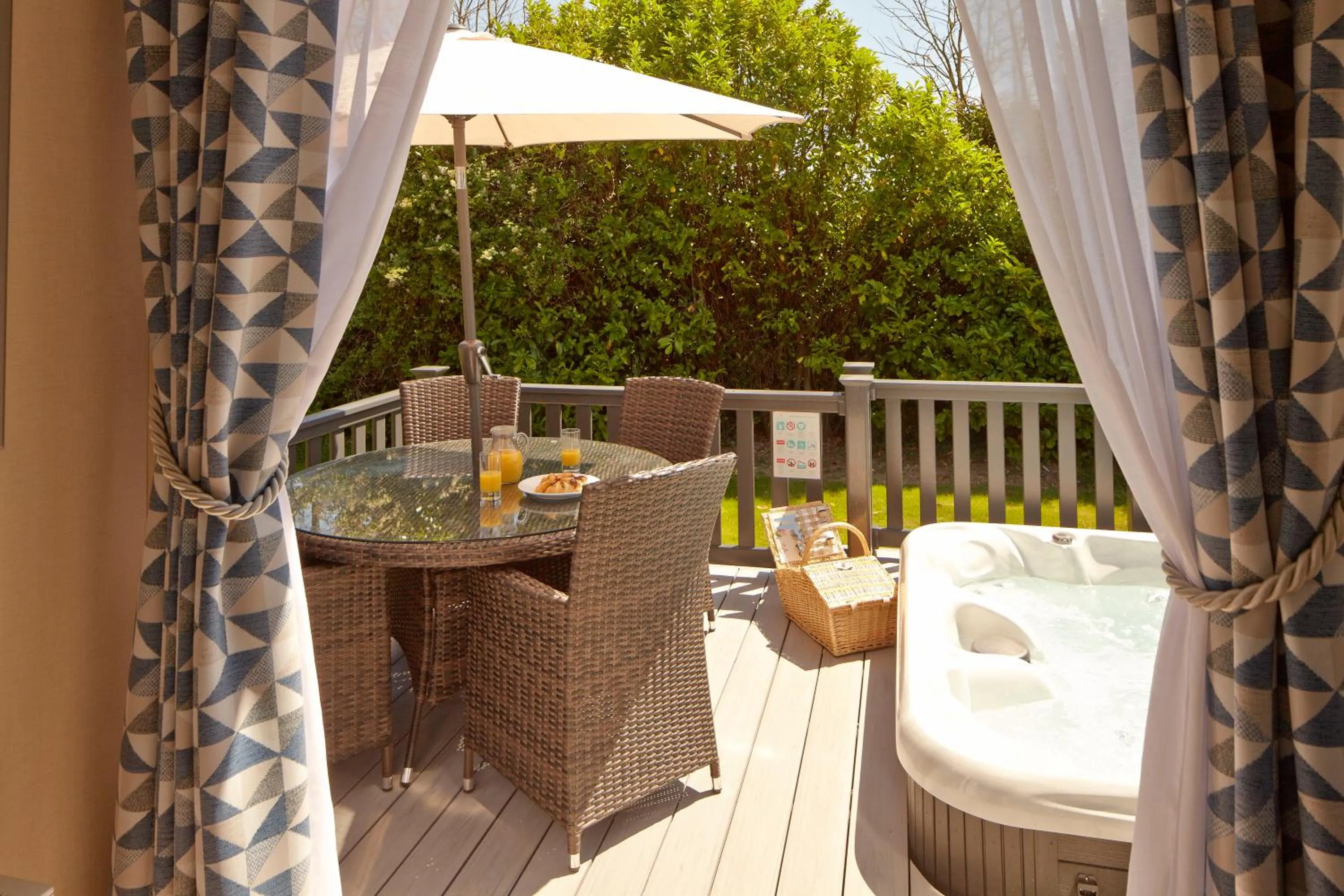 Patio in St Helens Coastal Resort