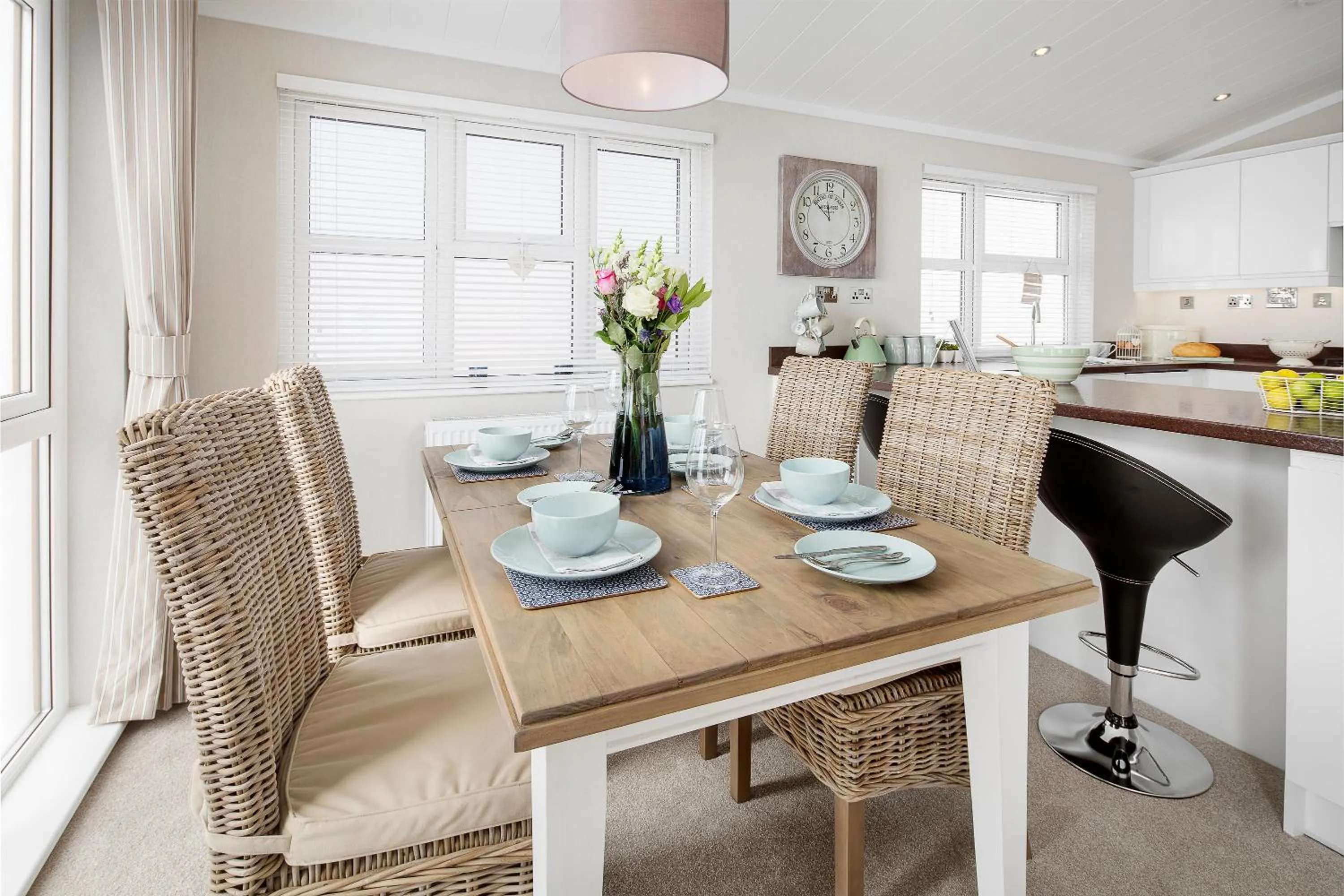 Seating area in St Helens Coastal Resort