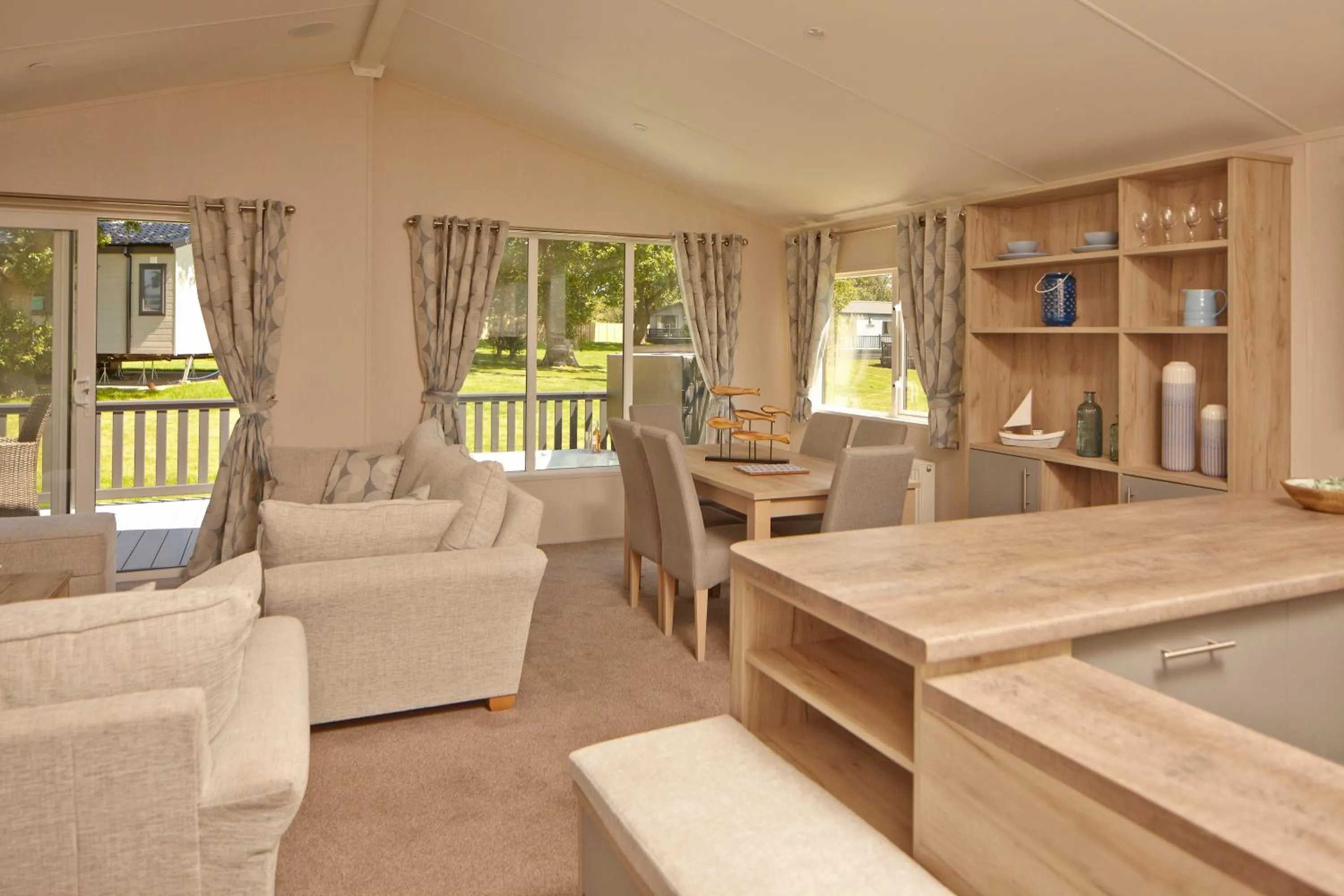 Living room in St Helens Coastal Resort