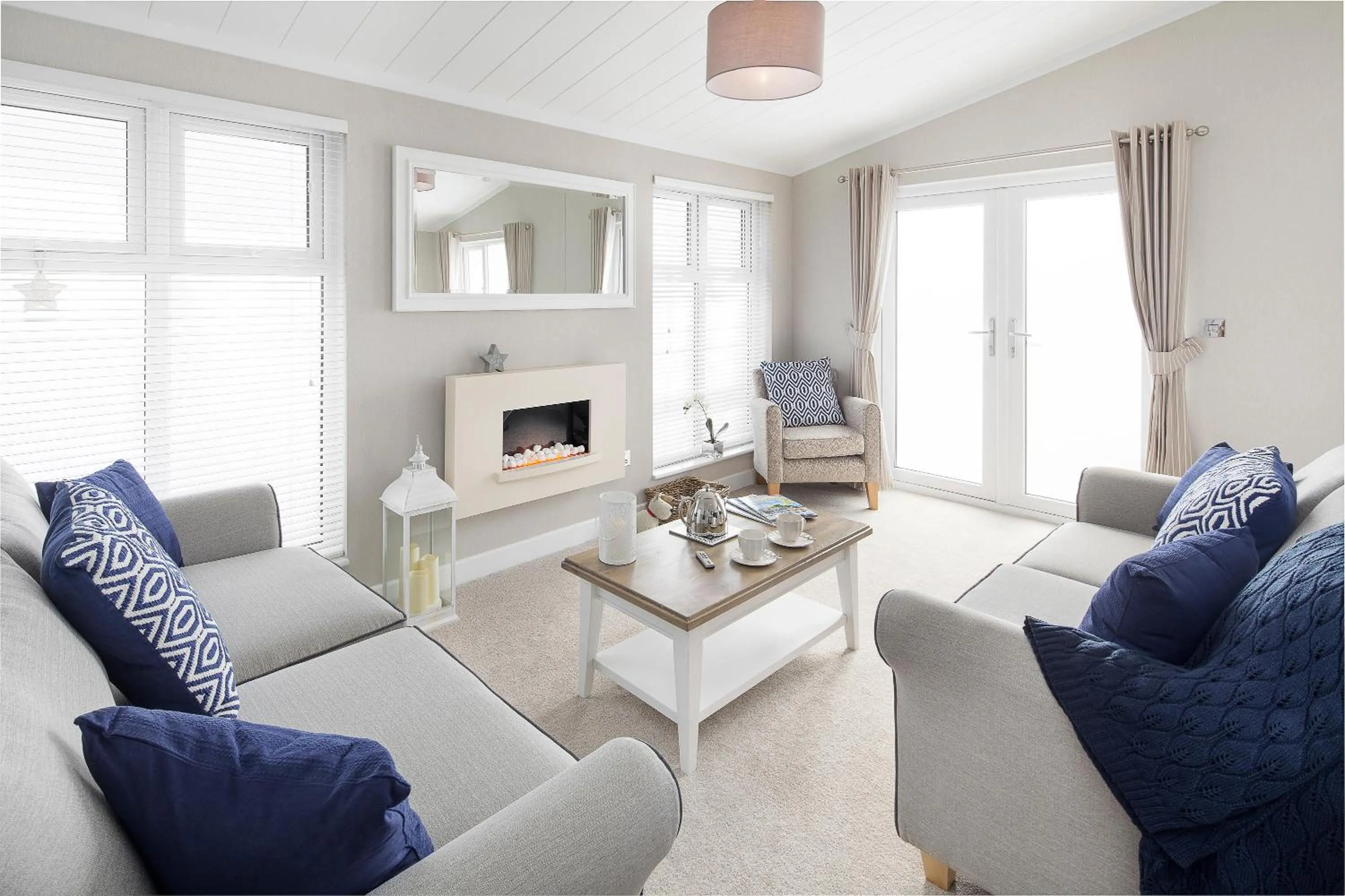 Living room in St Helens Coastal Resort