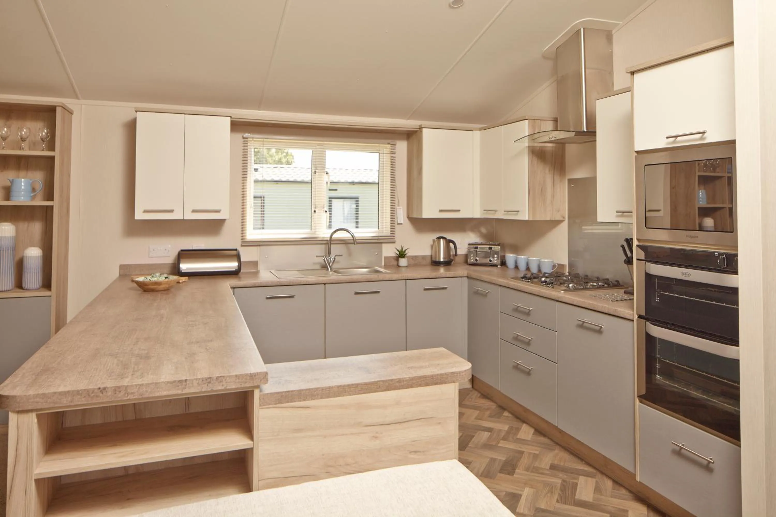 Kitchen or kitchenette in St Helens Coastal Resort