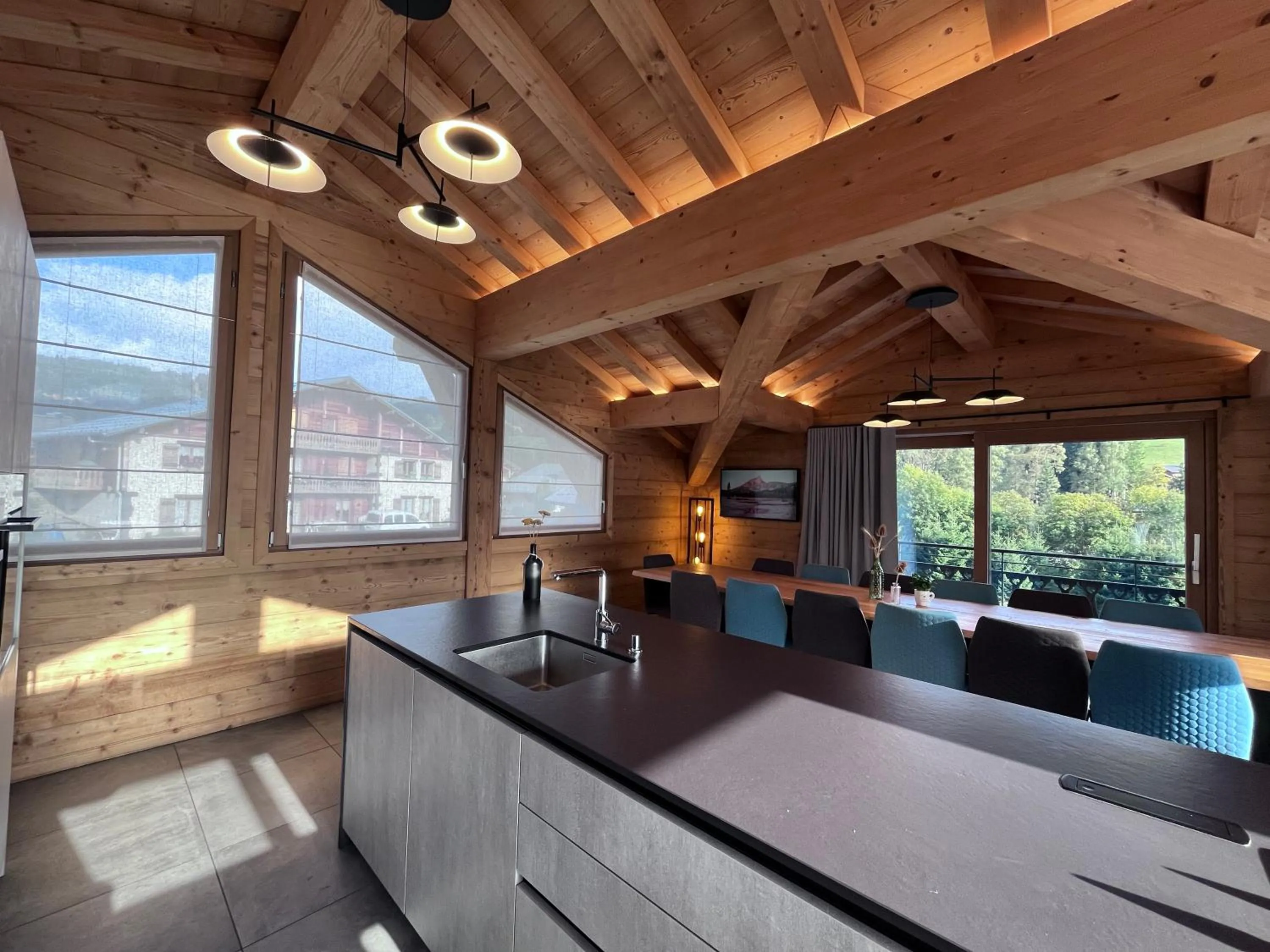 Dining area in Chalet Téléporté