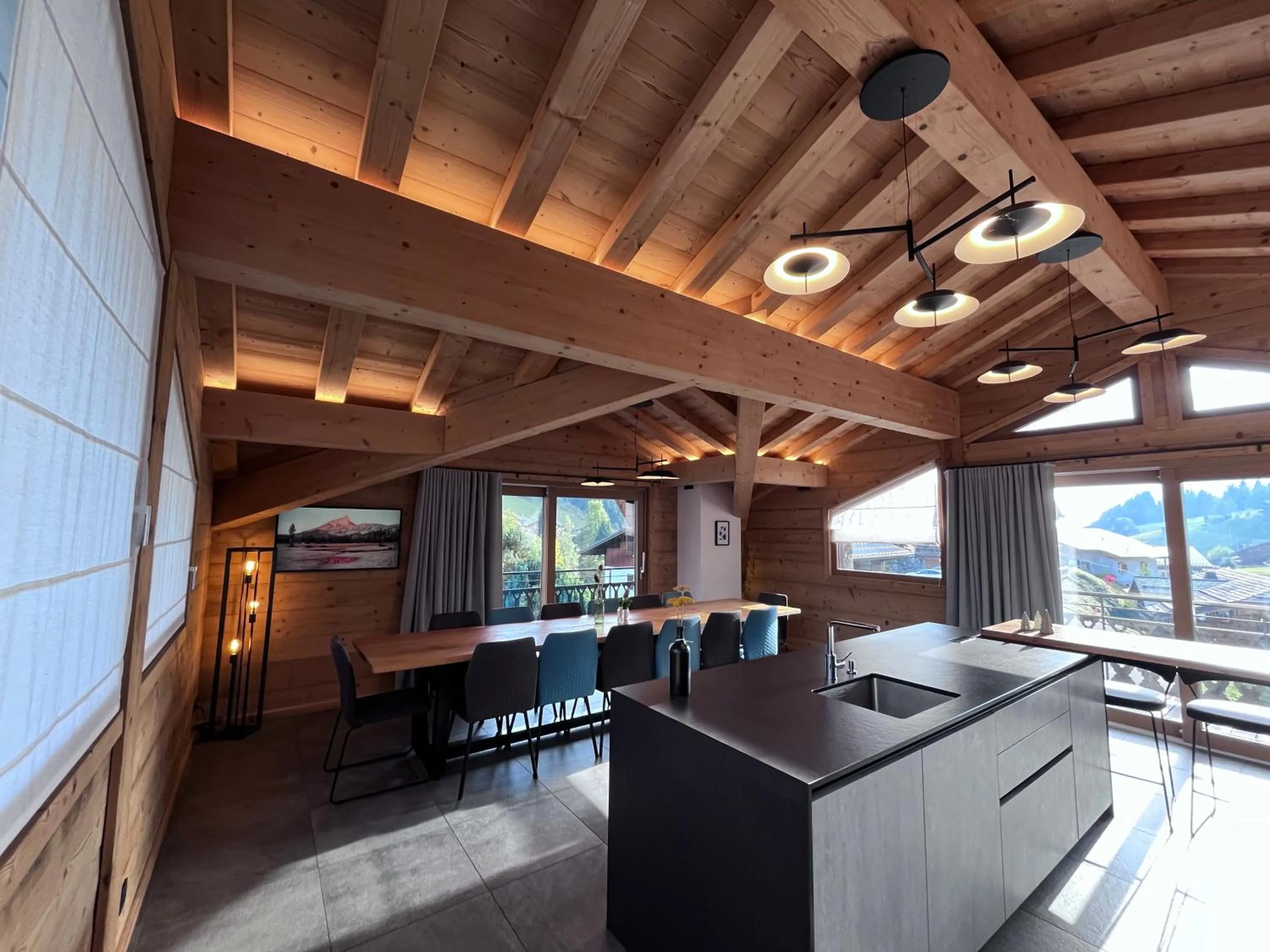 Dining area in Chalet Téléporté