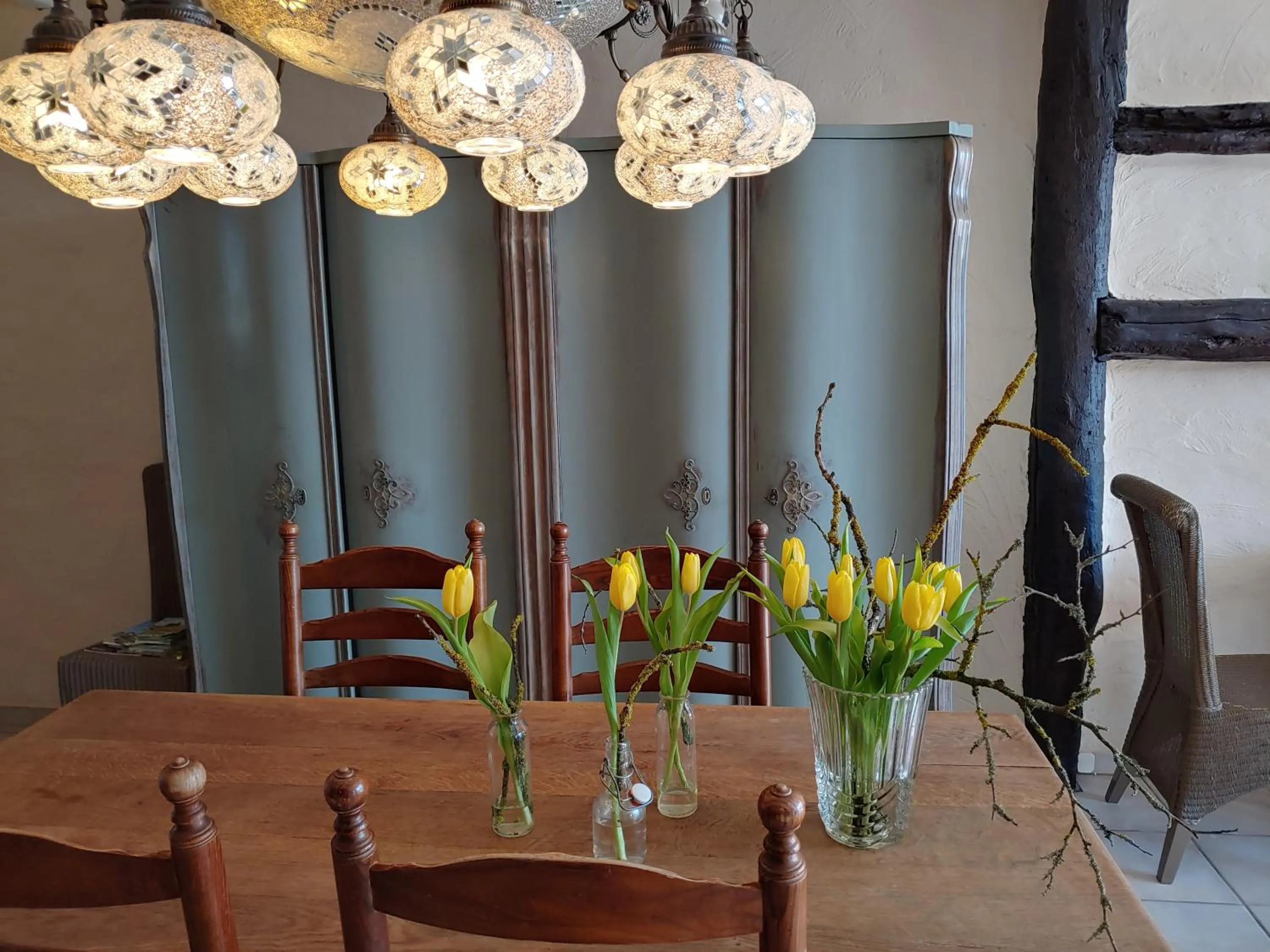 Dining area in La Vie en Rose hotel