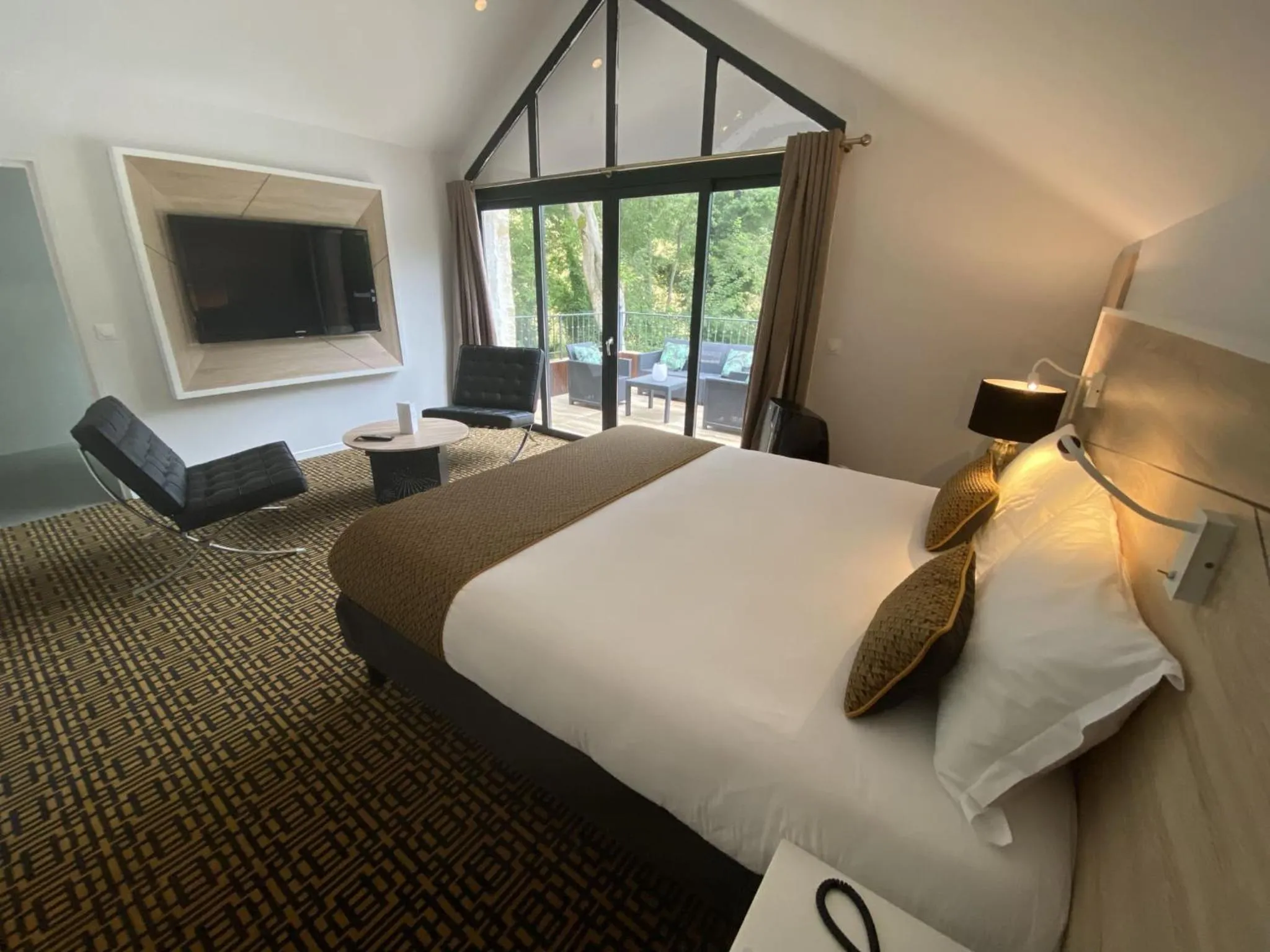 Bedroom, Bed in Le Moulin des Marais