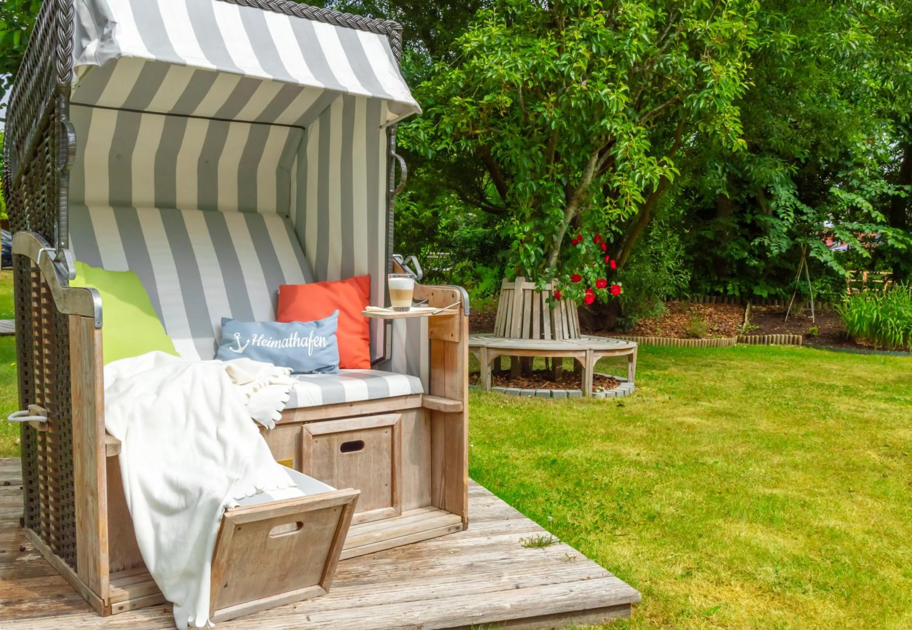 Garden in Das Frühstückshotel Sankt Peter-Ording