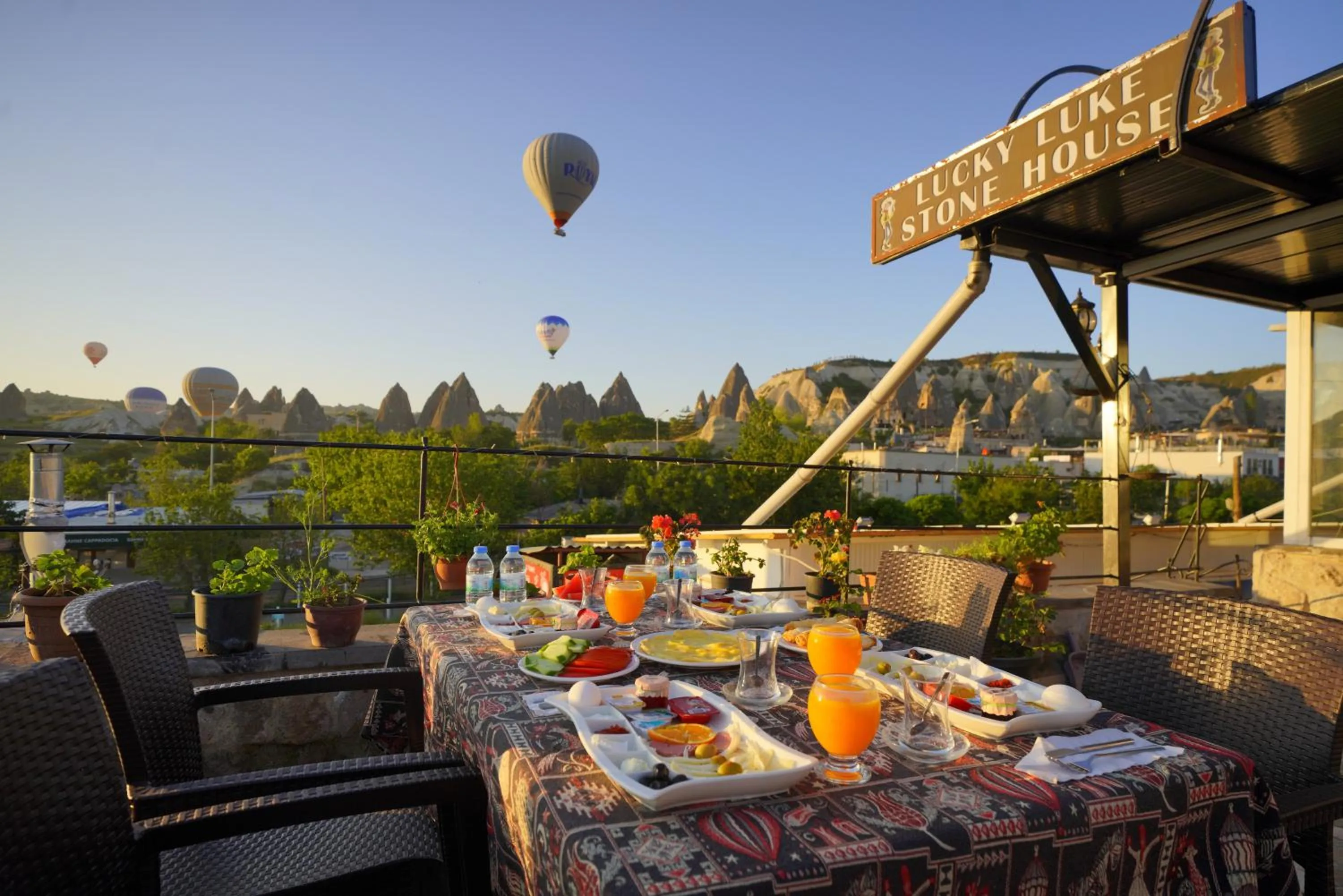 Natural landscape in Lucky Luke Stone House
