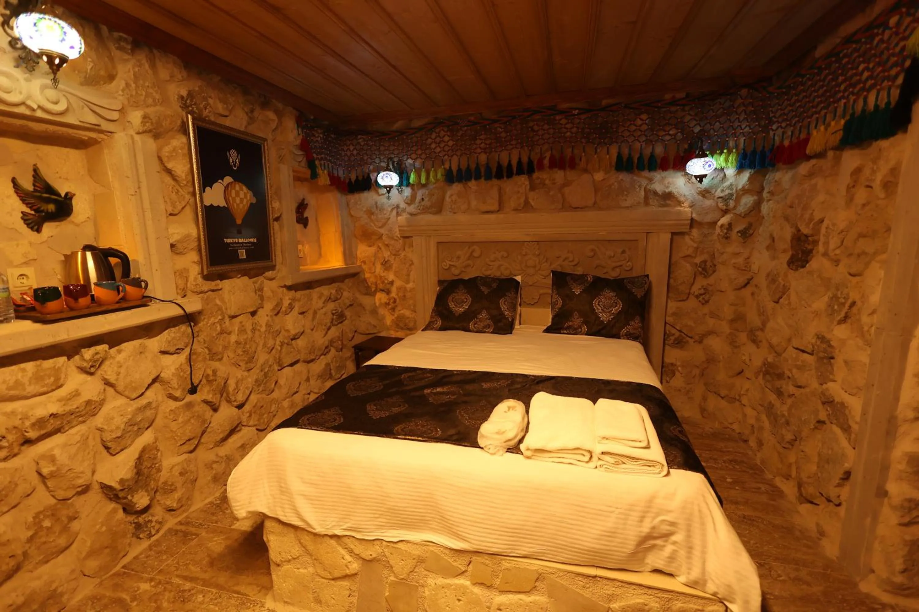 Bedroom, Bed in Lucky Luke Stone House