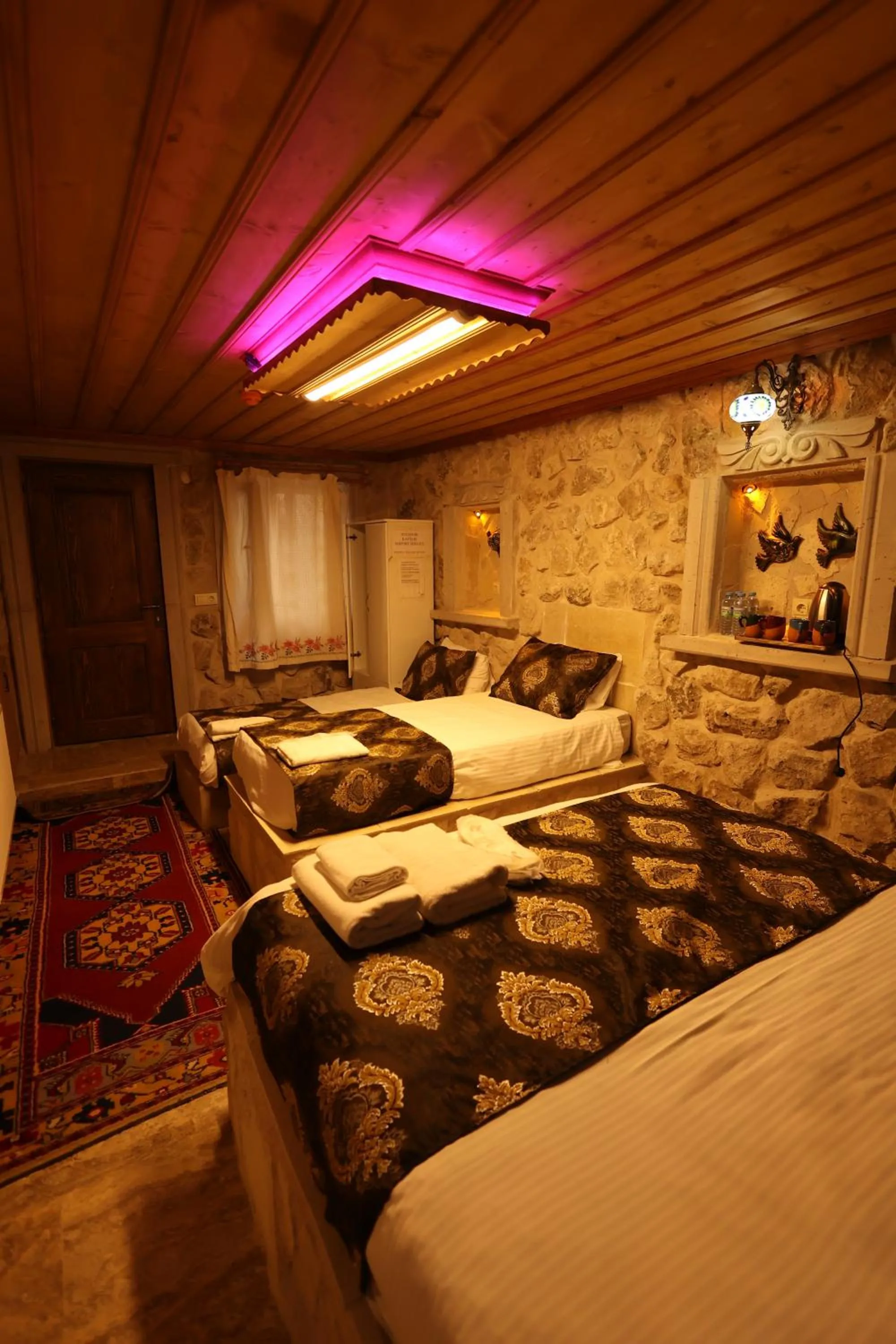 Bed in Lucky Luke Stone House