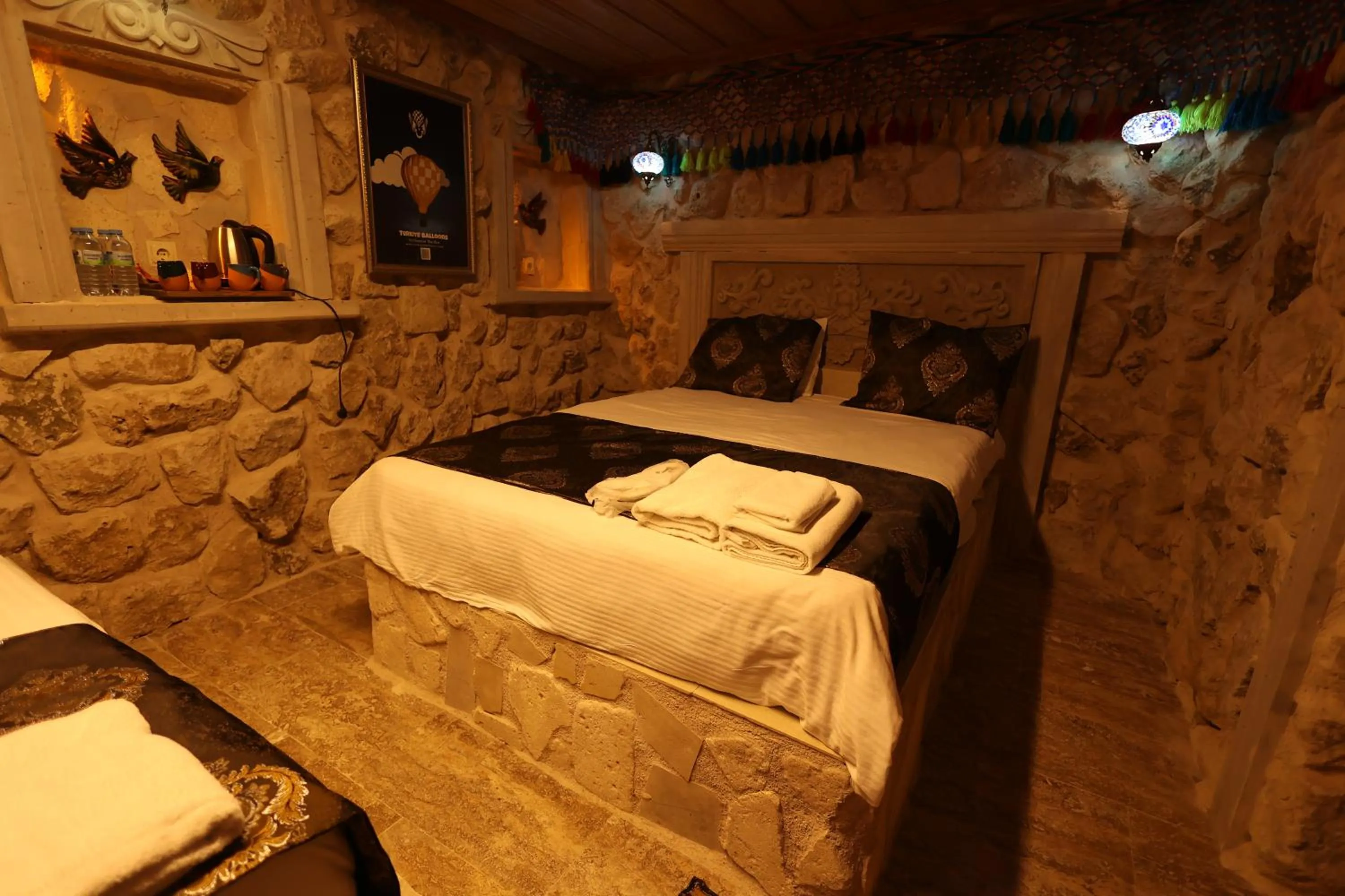 Bedroom, Bed in Lucky Luke Stone House