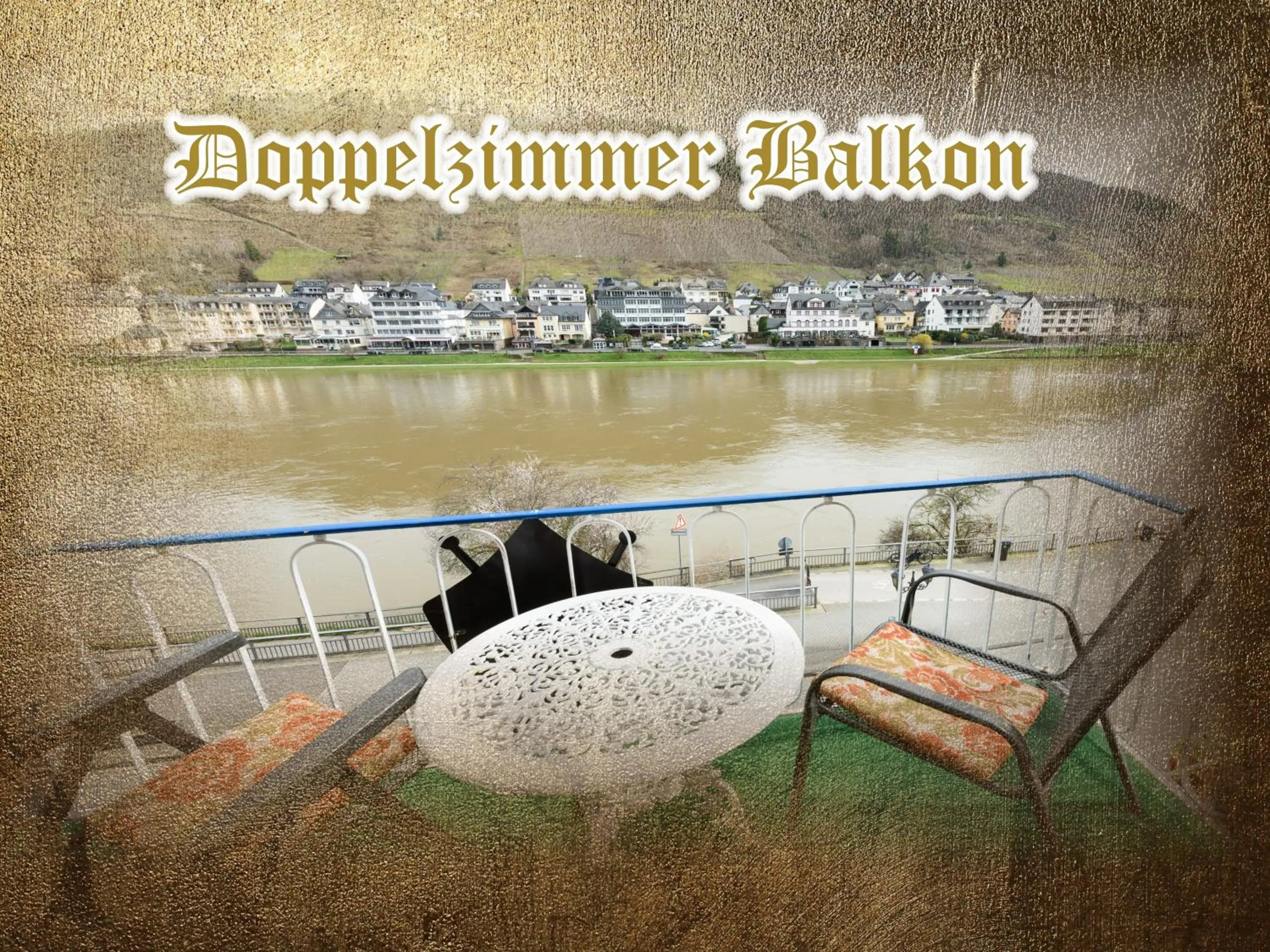Balcony/Terrace in Burg-Hotel & Hostel Cochem