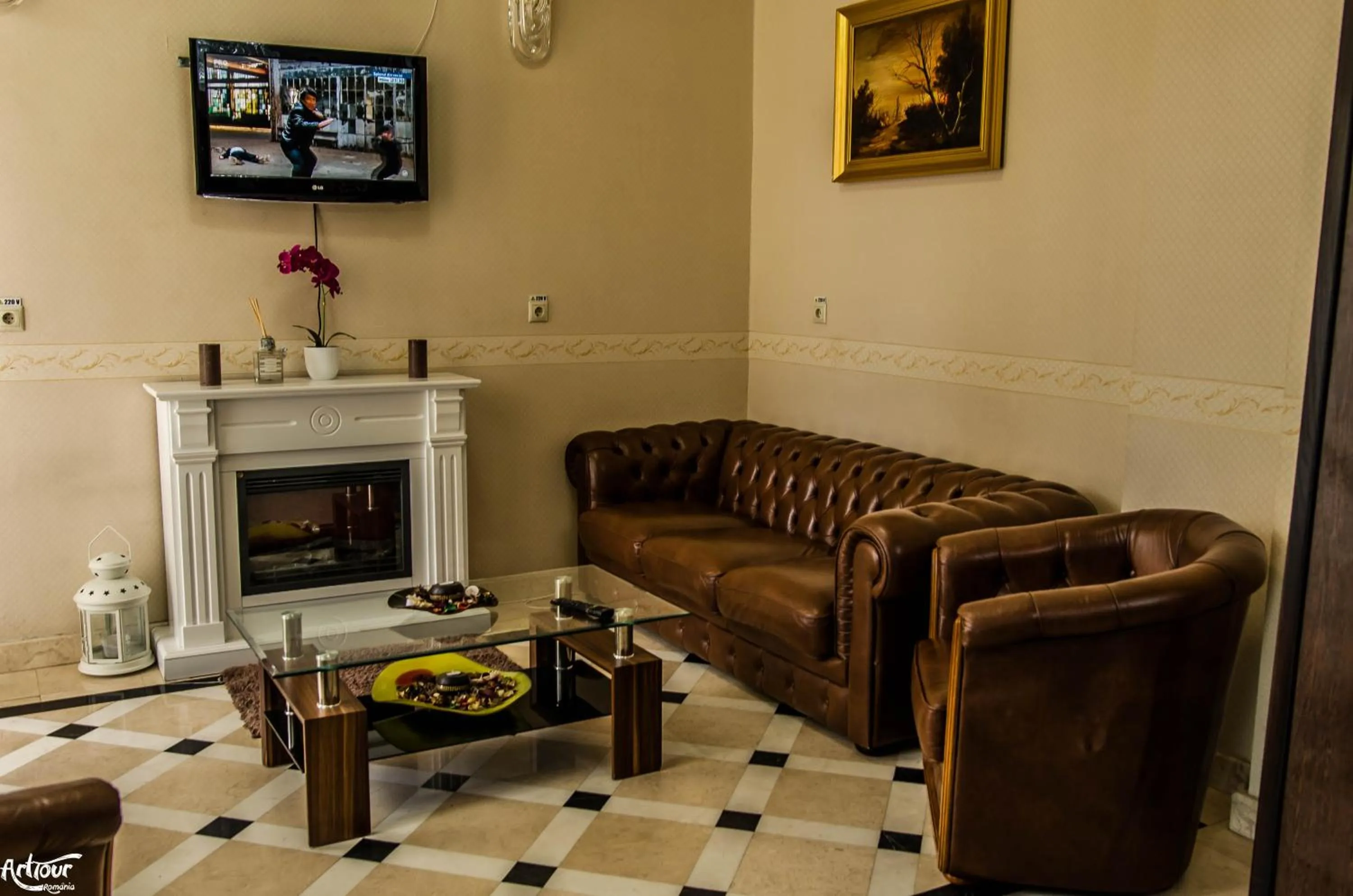 Lobby or reception in Hotel Bulevard Predeal