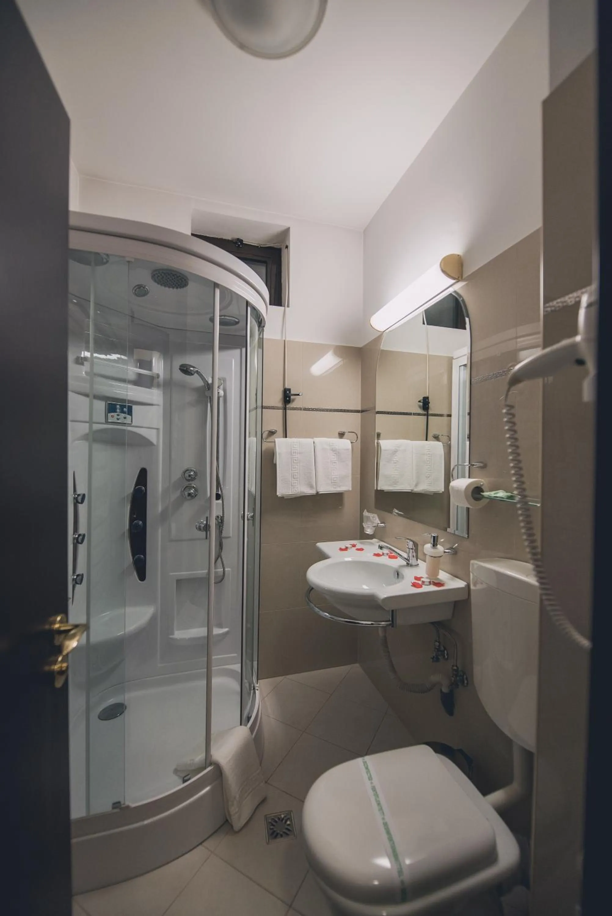 Shower in Hotel Bulevard Predeal