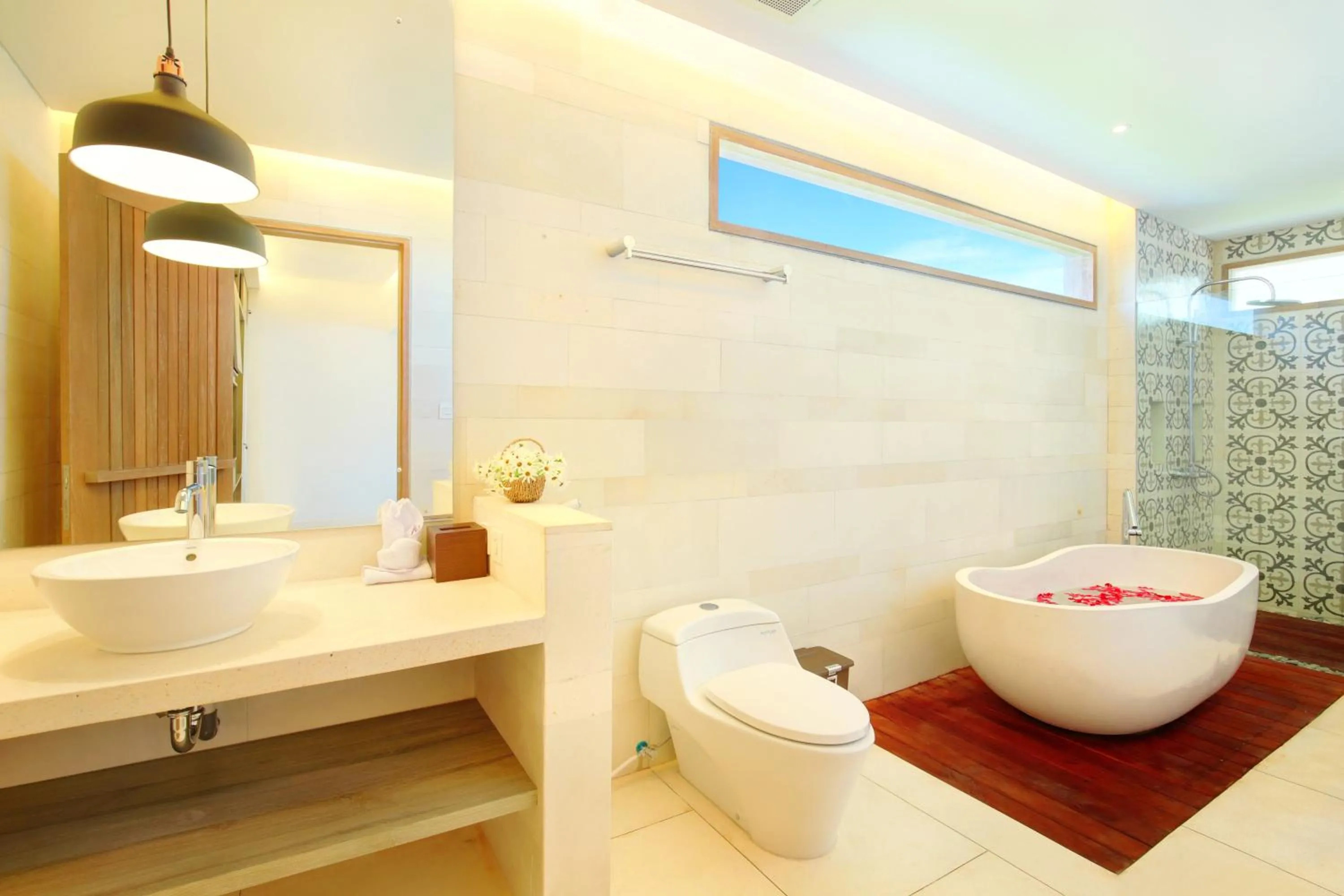 Bathroom in Villa Kinjeng Canggu By Bali Asia Villa