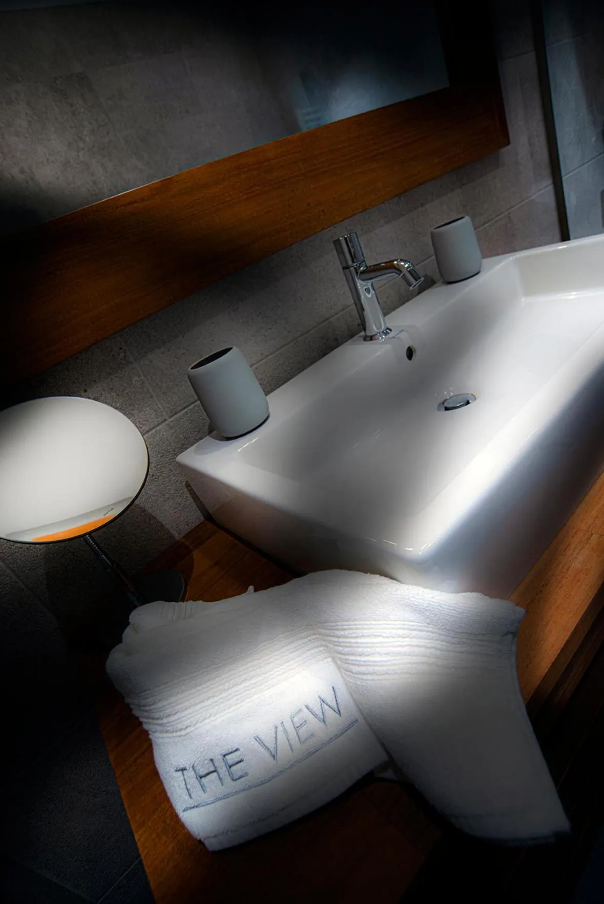 Bathroom in The view of Montpeyroux