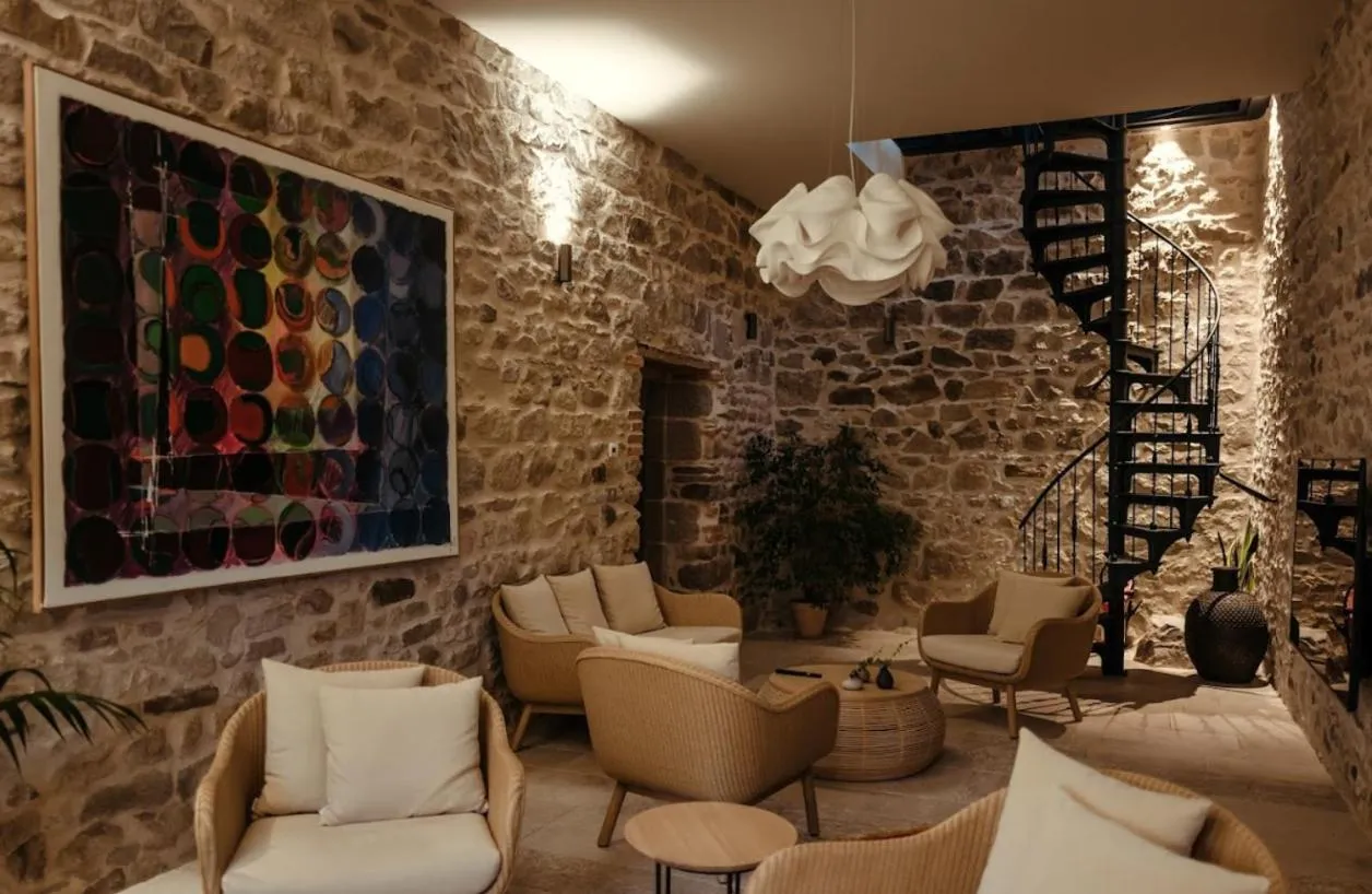 Living room in The view of Montpeyroux