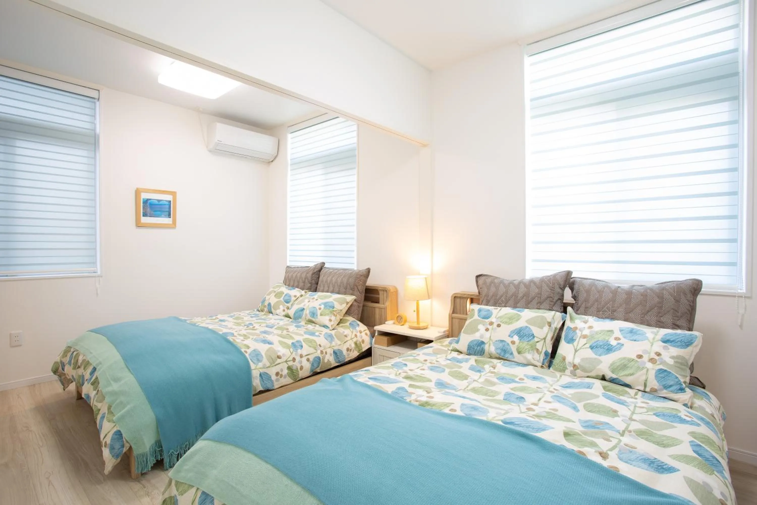 Bedroom, Bed in stylish House URUMA