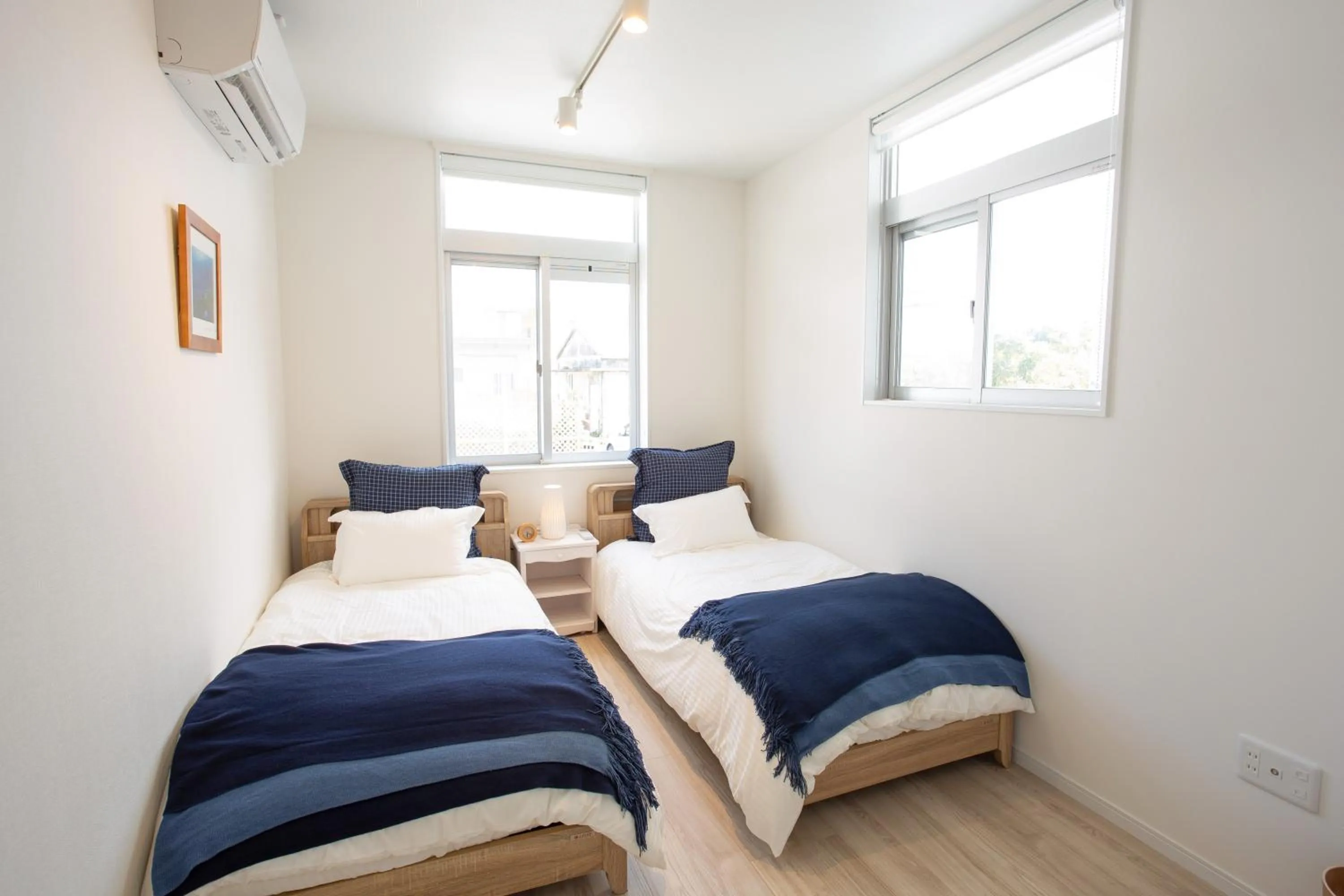 Bedroom, Bed in stylish House URUMA