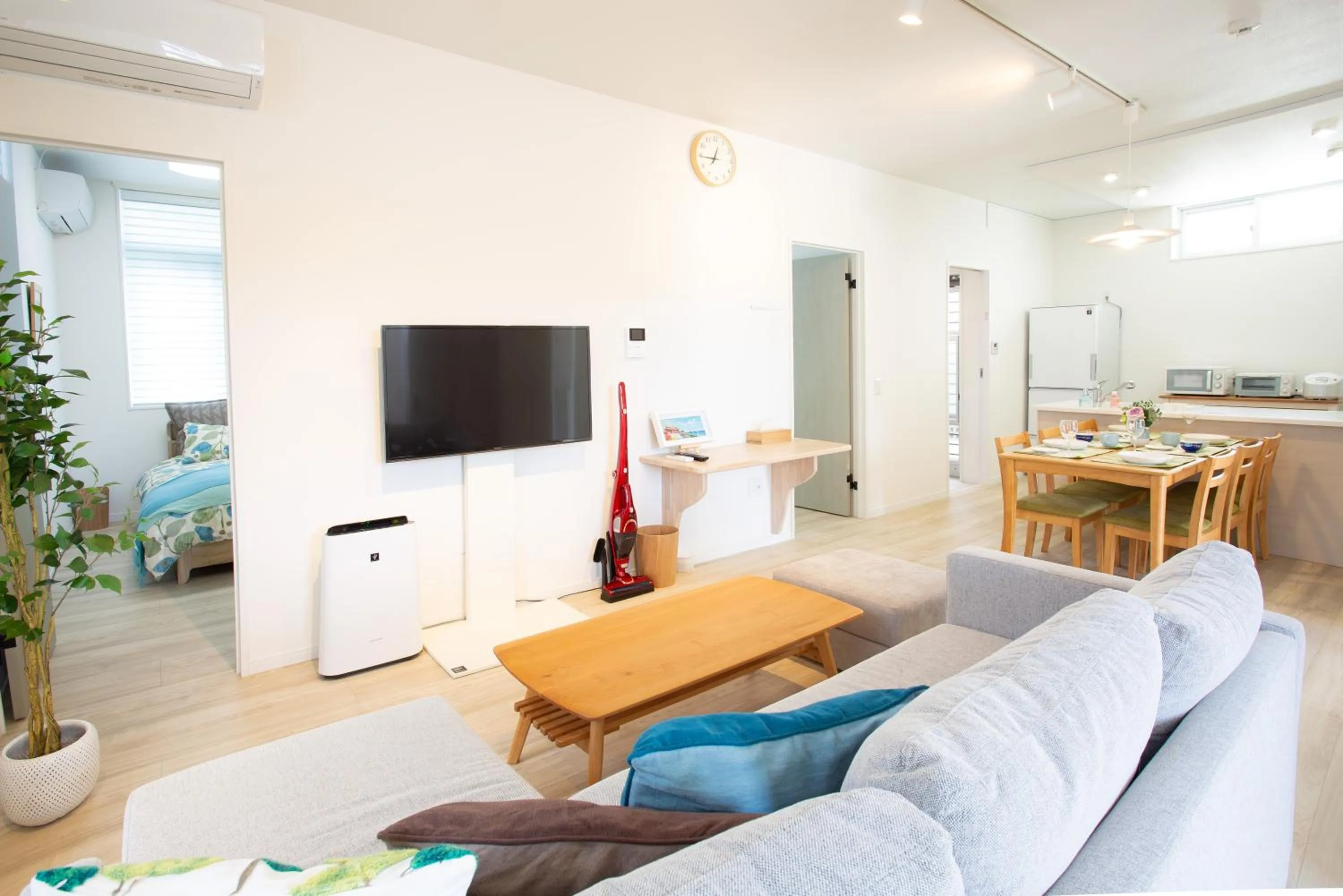 Living room in stylish House URUMA