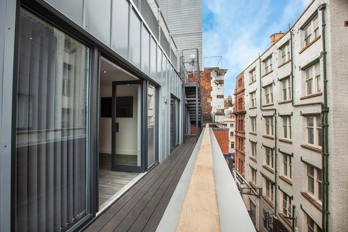 Balcony/Terrace in SGT Peppers Mathew Street Apartments By Happy Days