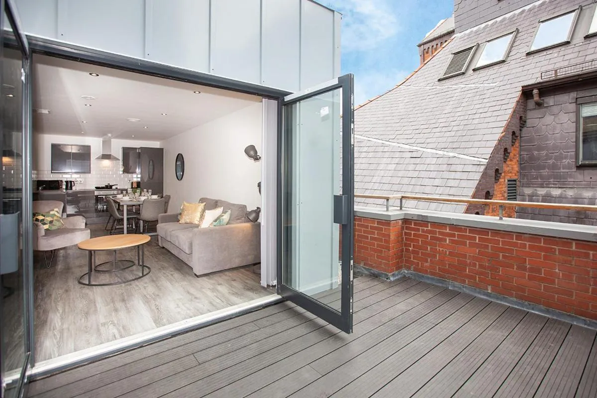 Balcony/Terrace in SGT Peppers Mathew Street Apartments By Happy Days