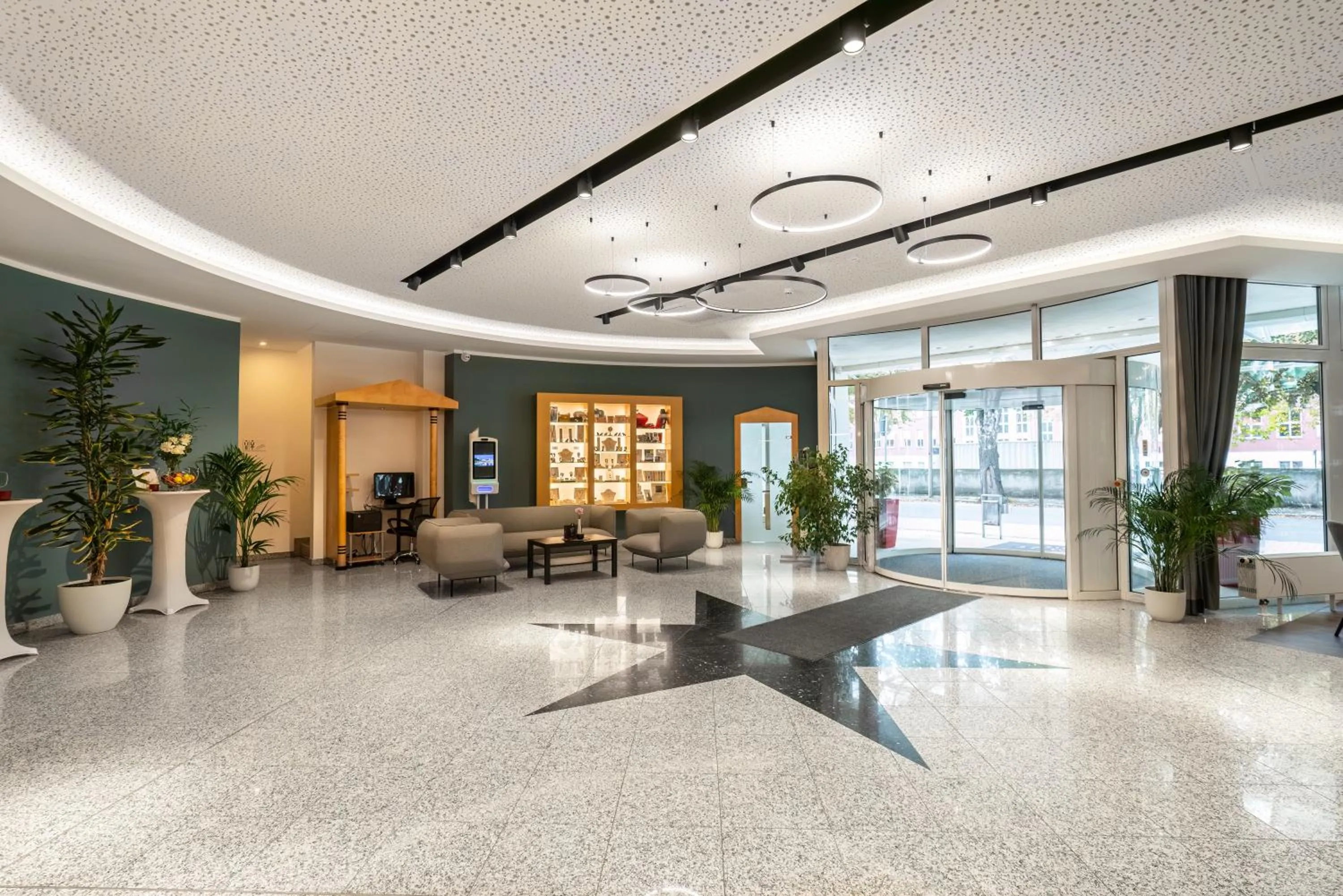 Lobby or reception in AZIMUT Hotel Dresden