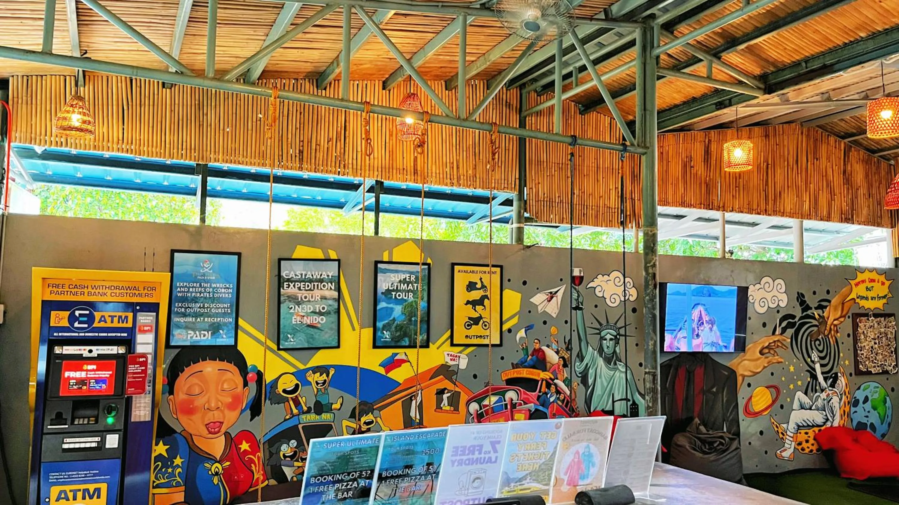 Property building in Outpost Hostel - Coron