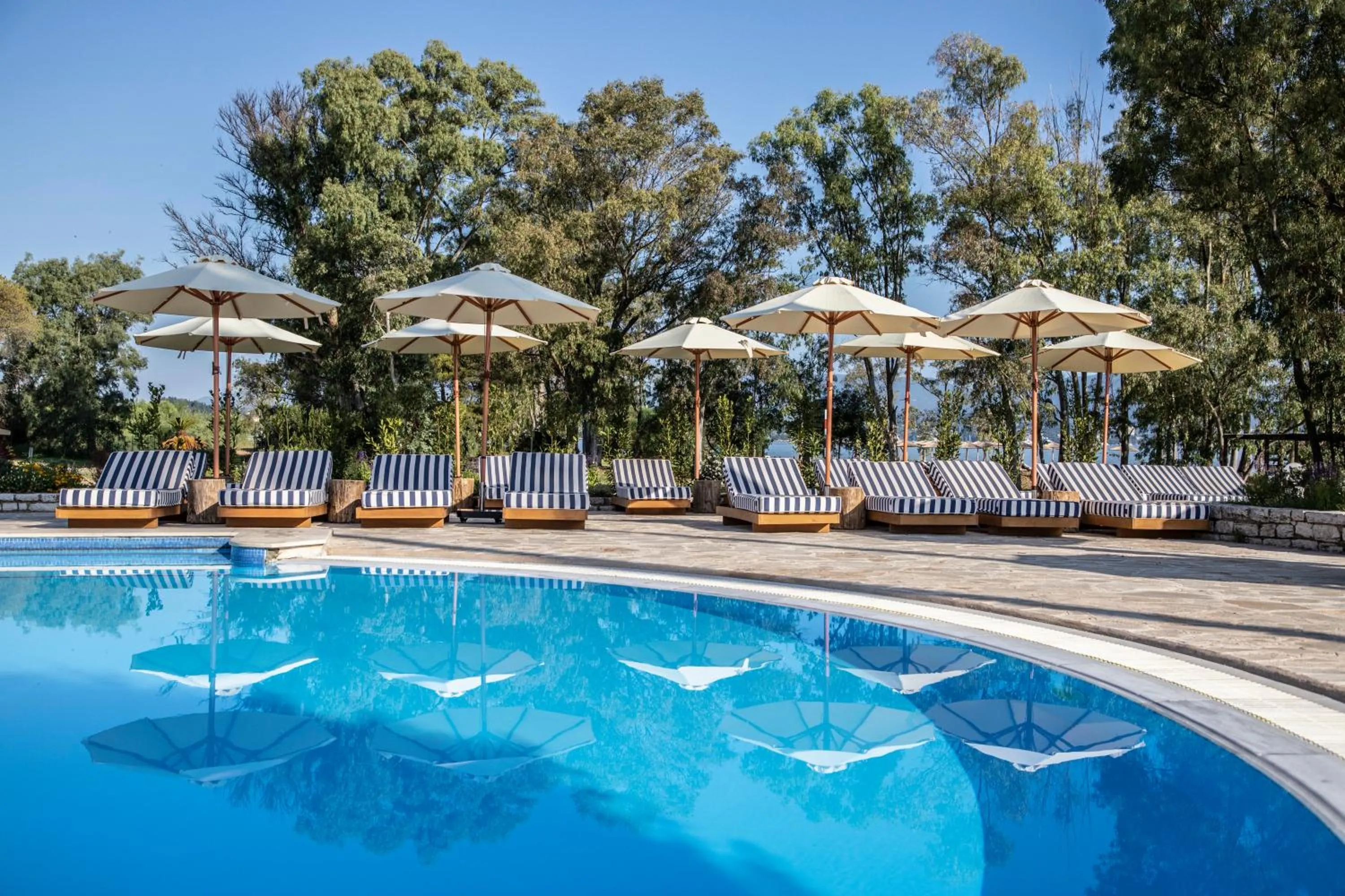 Swimming pool in Kerkyra Blue Hotel & Spa by Louis Hotels