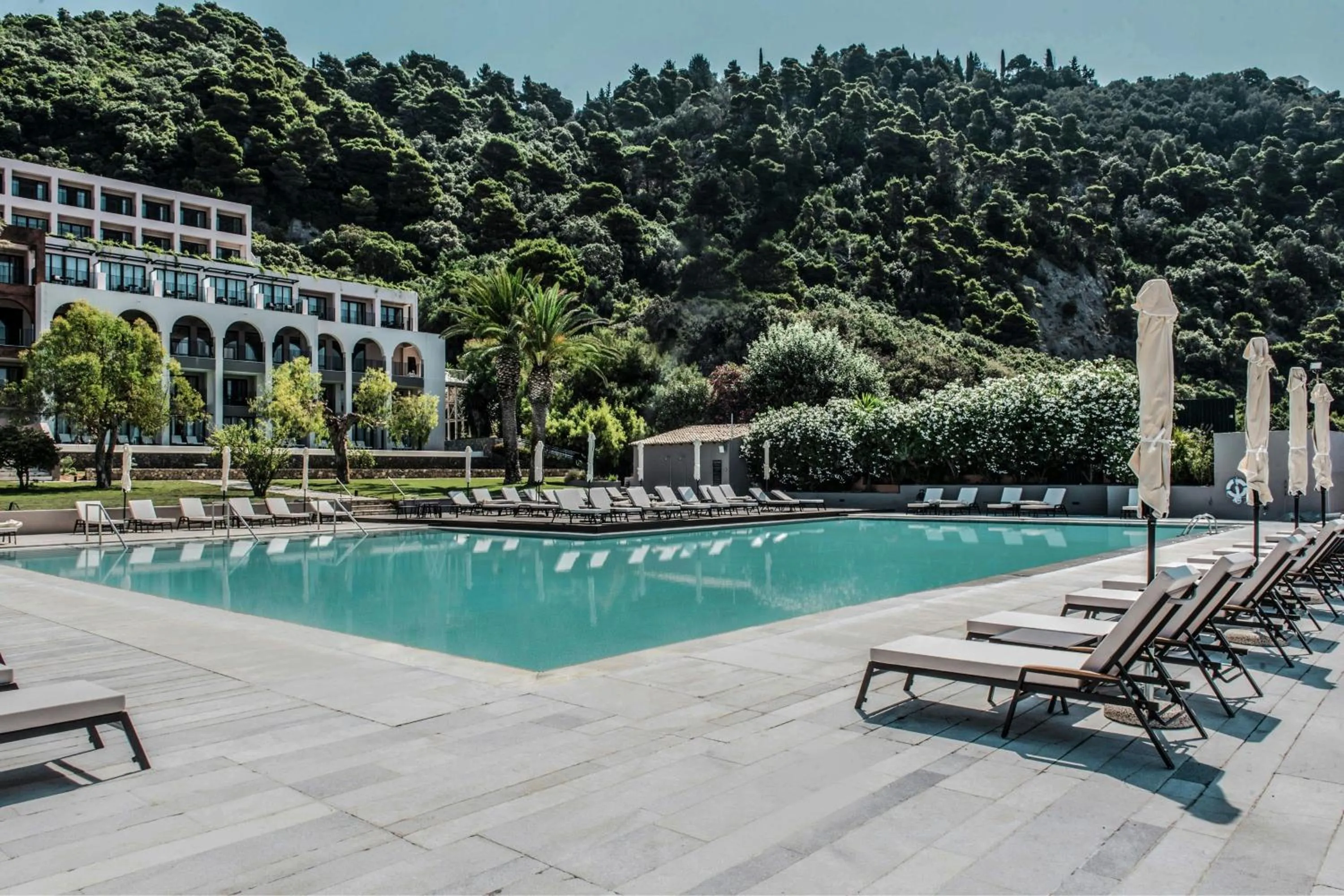 Swimming pool in Domes of Corfu, Autograph Collection