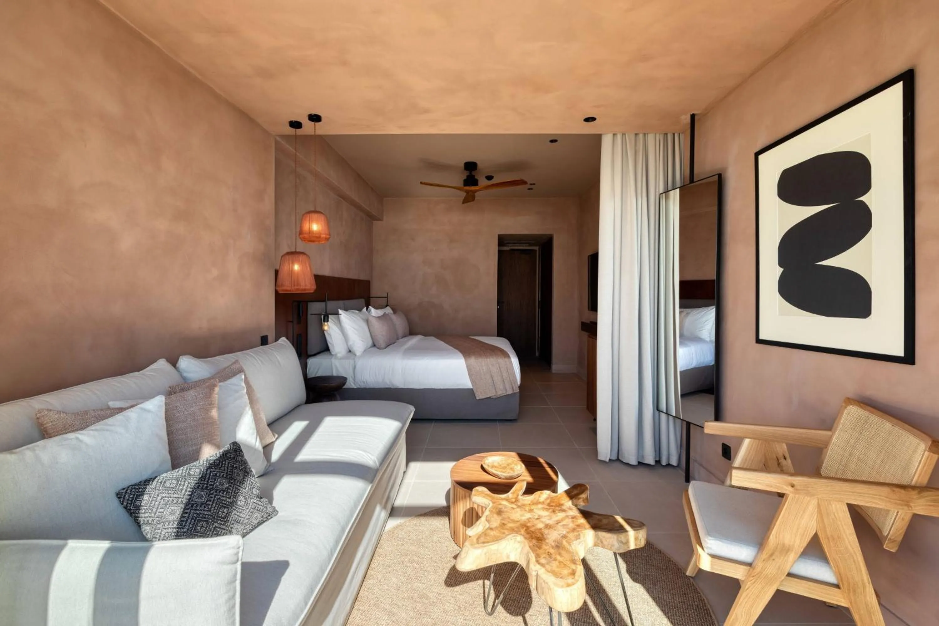 Photo of the whole room, Bed in Domes of Corfu, Autograph Collection