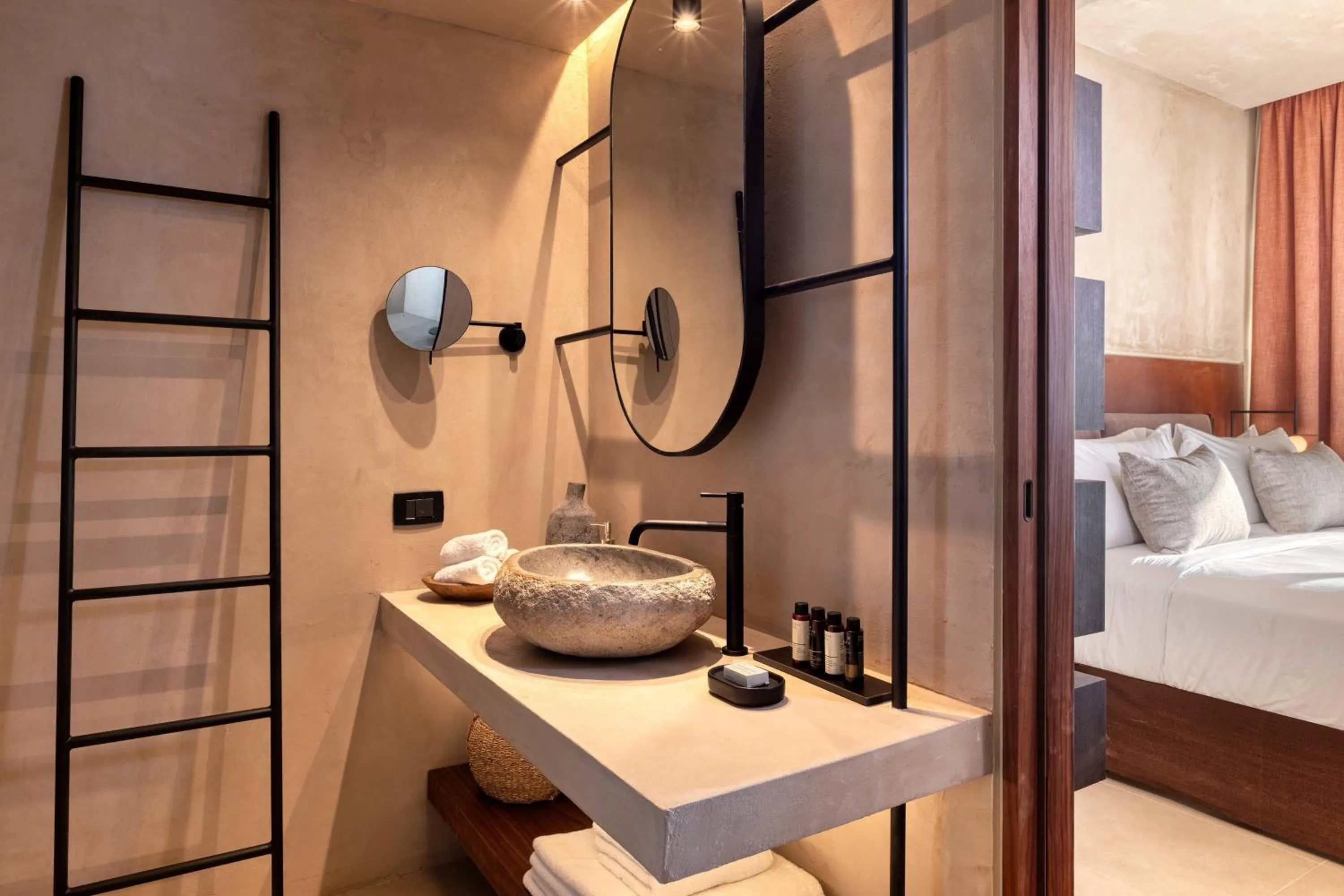 Bathroom, Bed in Domes of Corfu, Autograph Collection