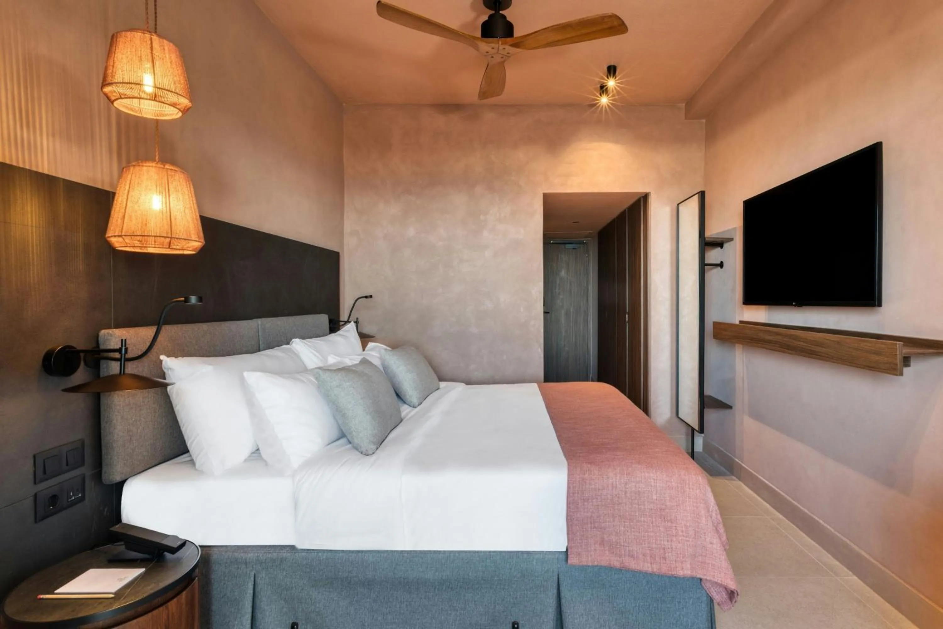 Photo of the whole room, Bed in Domes of Corfu, Autograph Collection