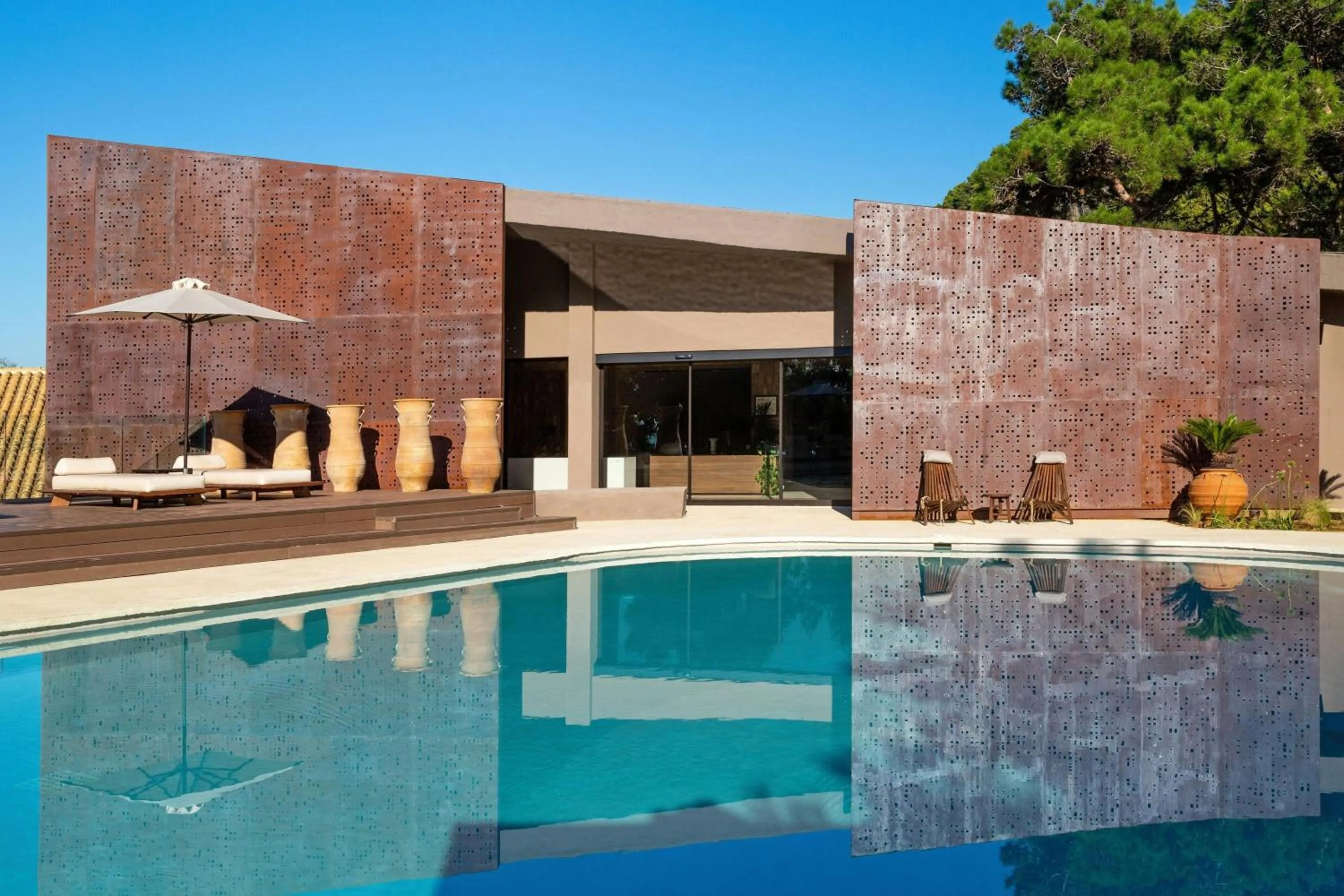 Swimming pool in Domes of Corfu, Autograph Collection