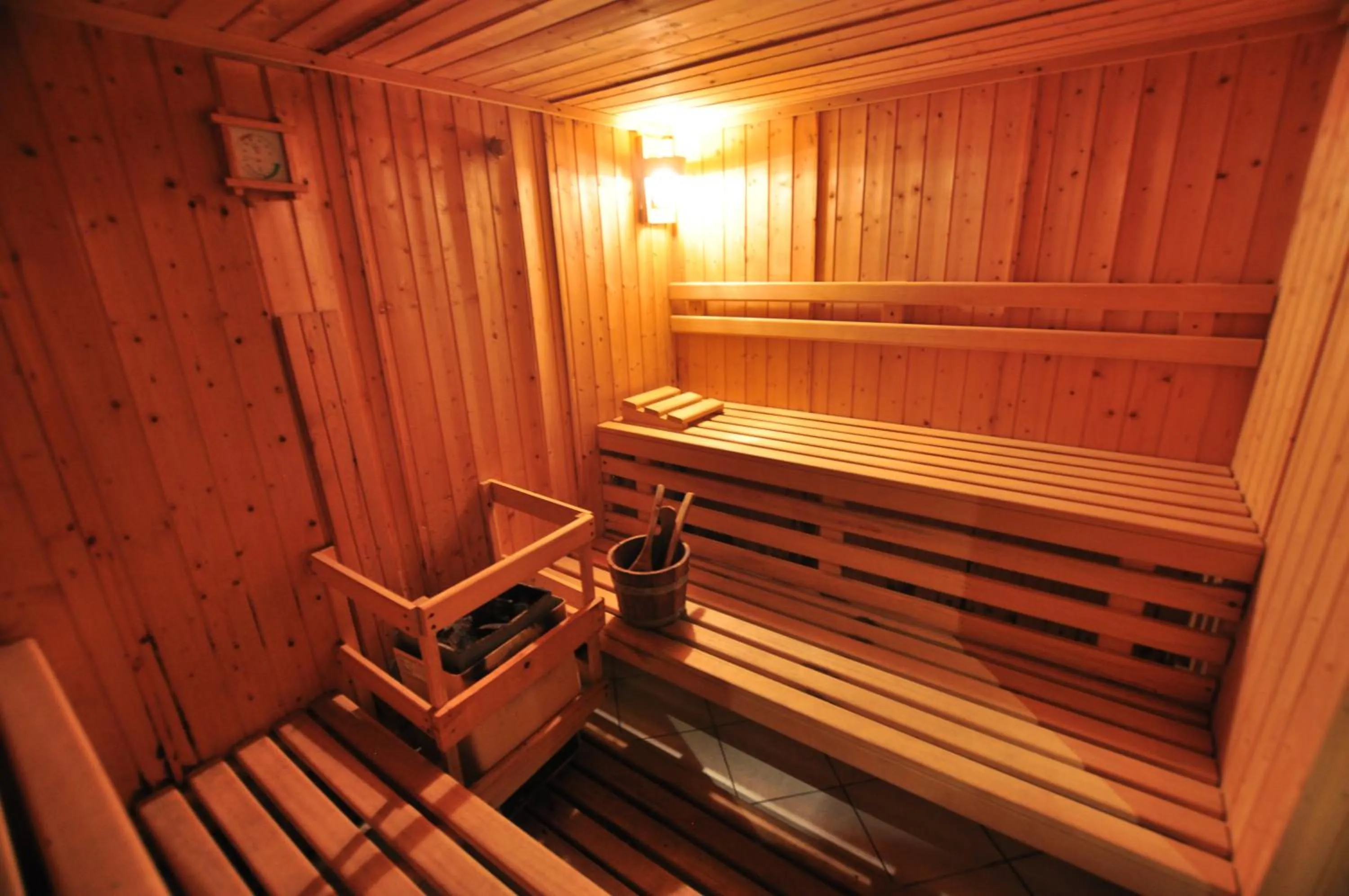 Sauna in Michelangelo Resort