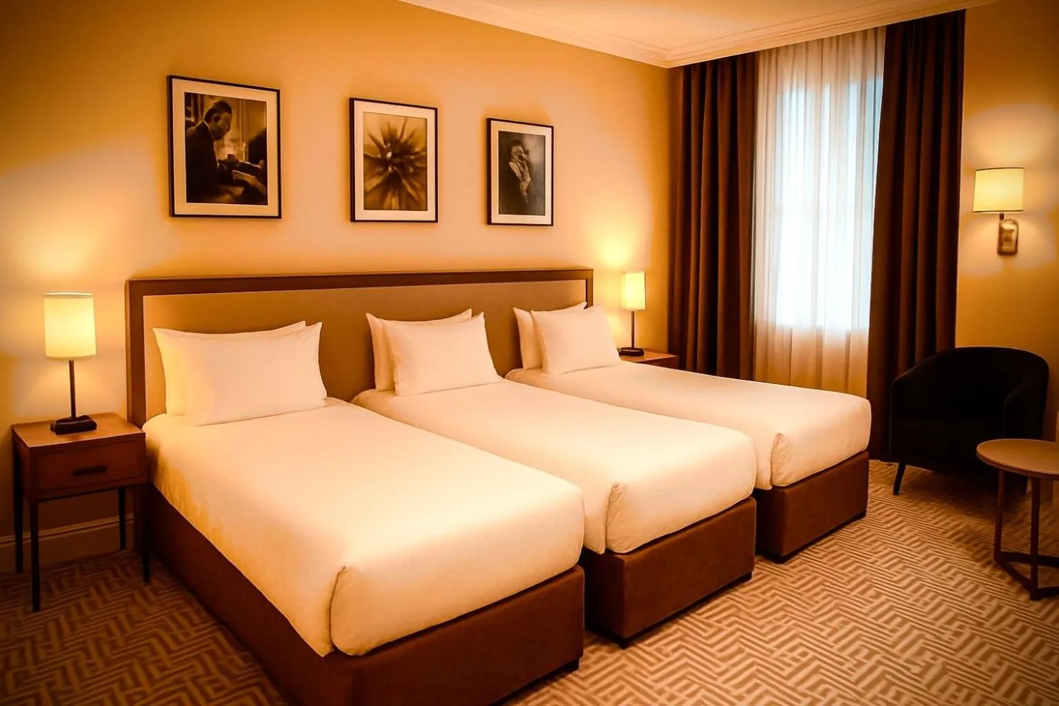 Bed in The Hadley Hotel