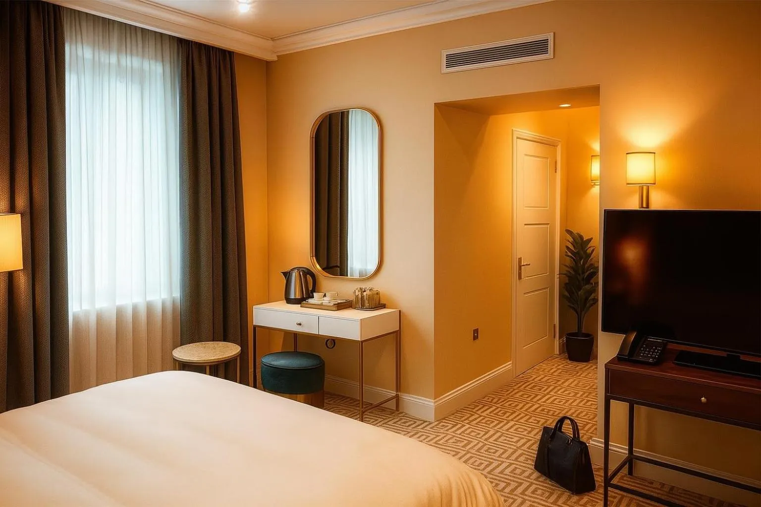 Bed in The Hadley Hotel