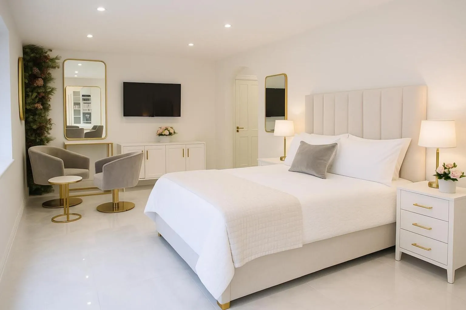 Bed in The Hadley Hotel