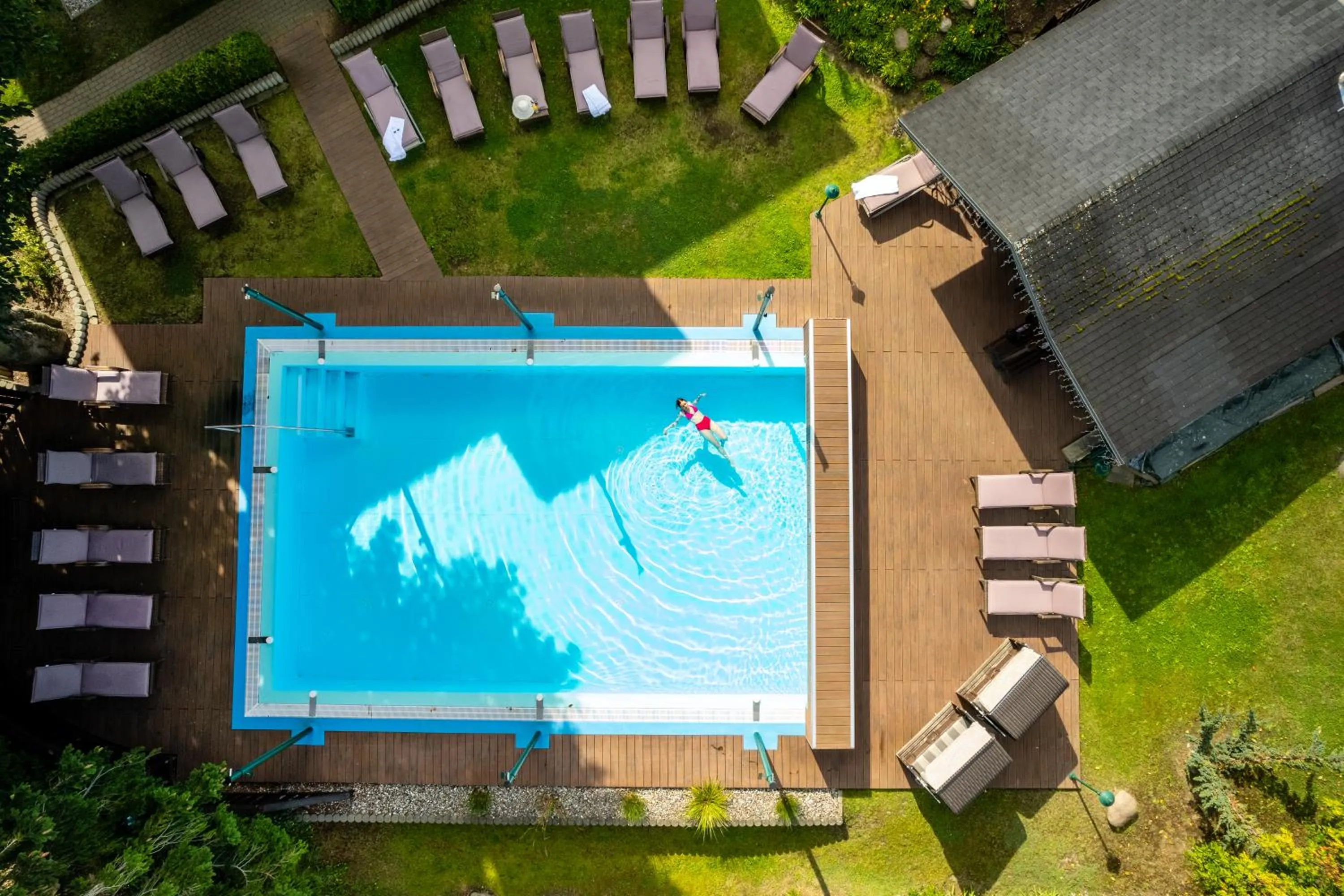 Bird's eye view in Ostseehotel Villen im Park - ein Rovell Hotel