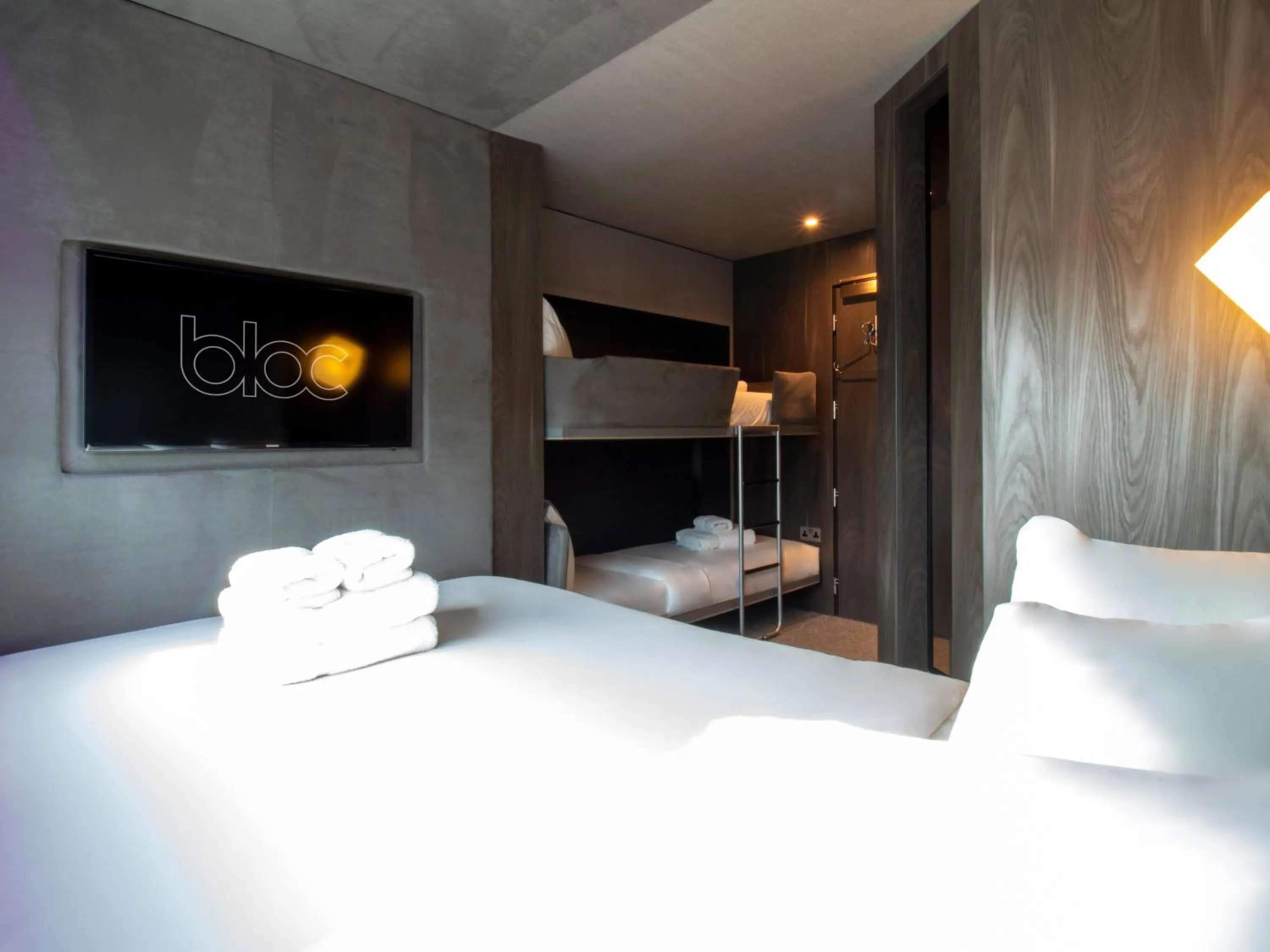 Bedroom, Bed in Bloc Hotel London Gatwick Airport