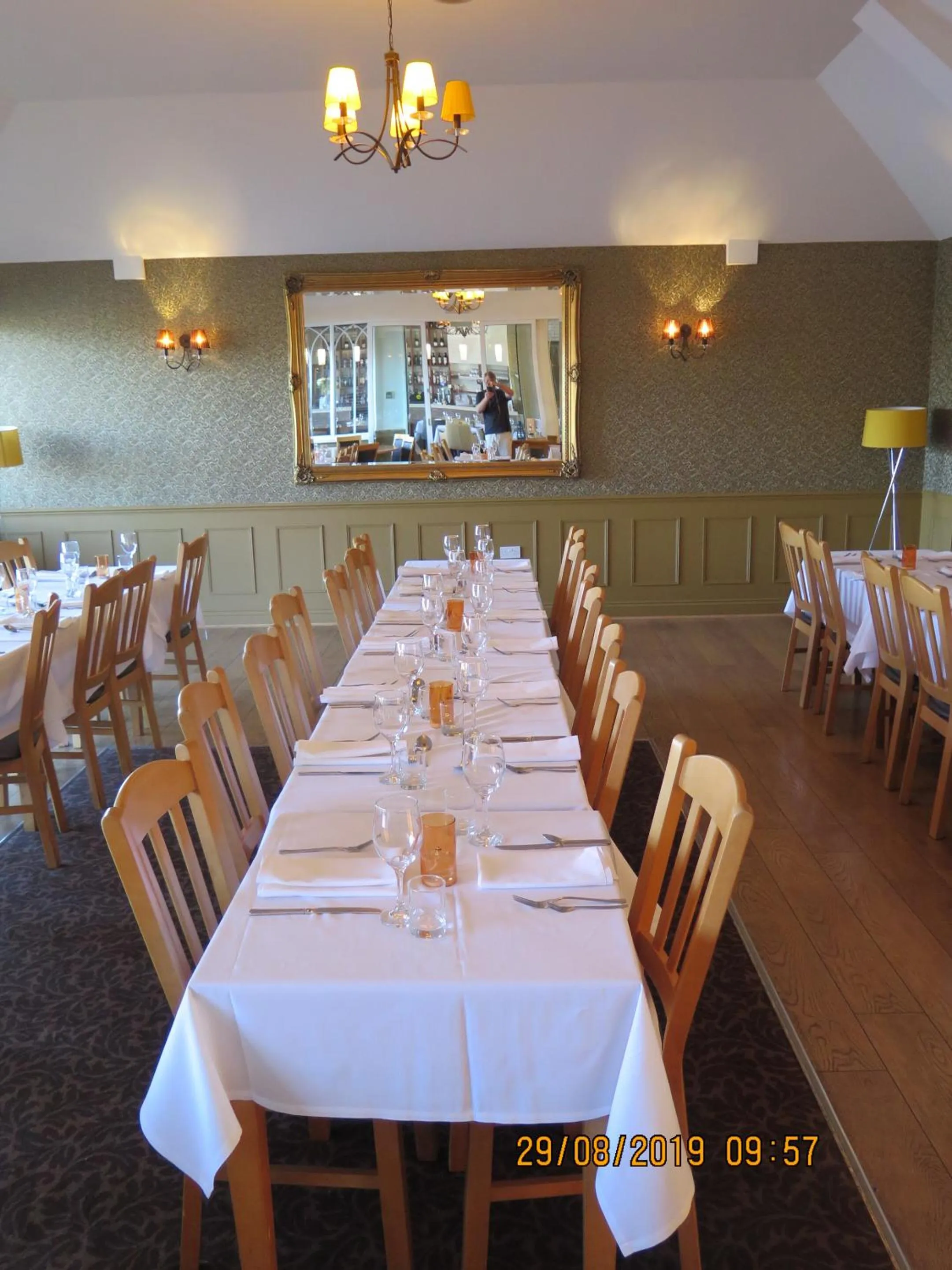 Dining area in Oyster Fleet Hotel