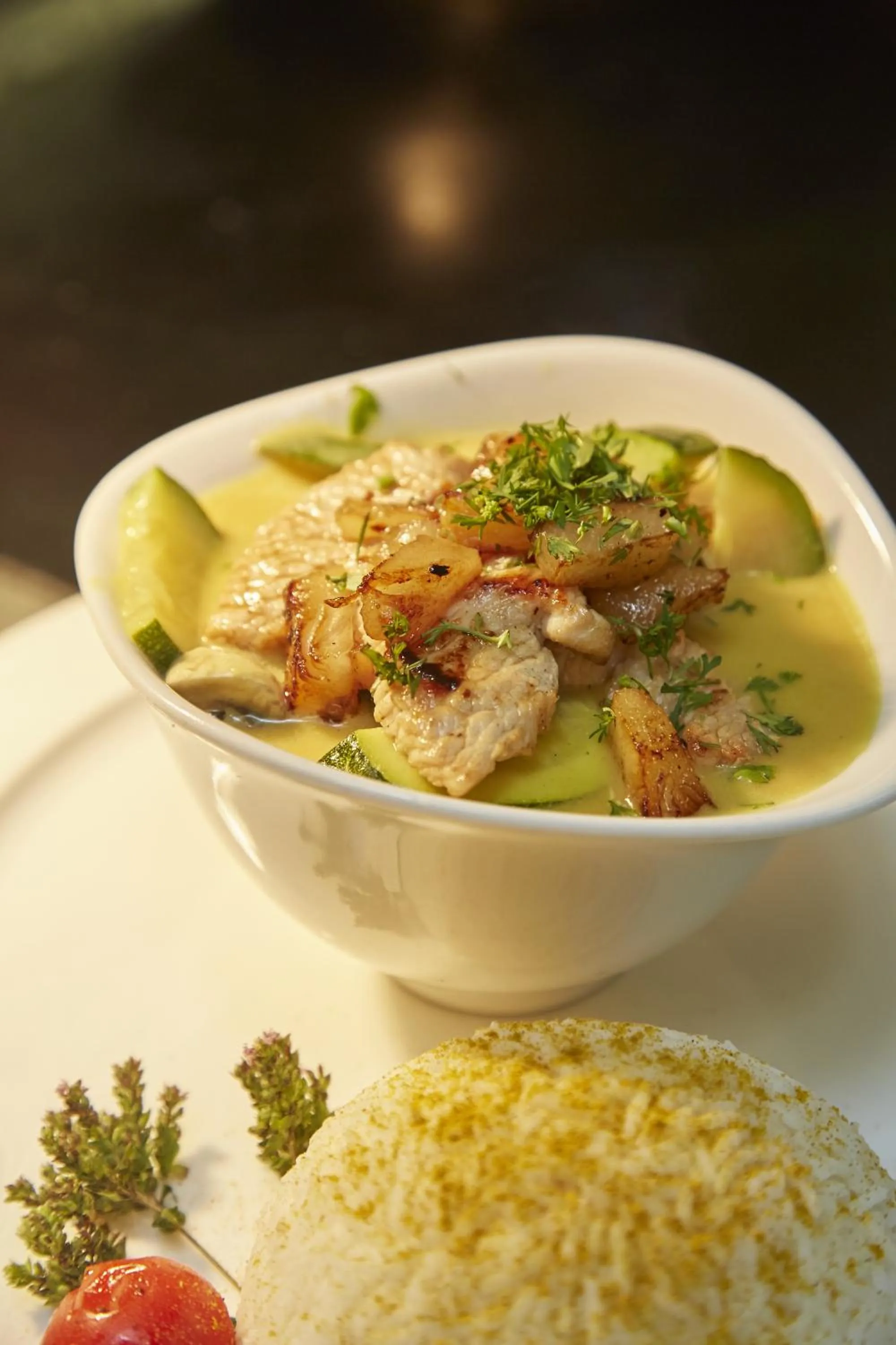 Food close-up in Rebgarten Hotel Adler