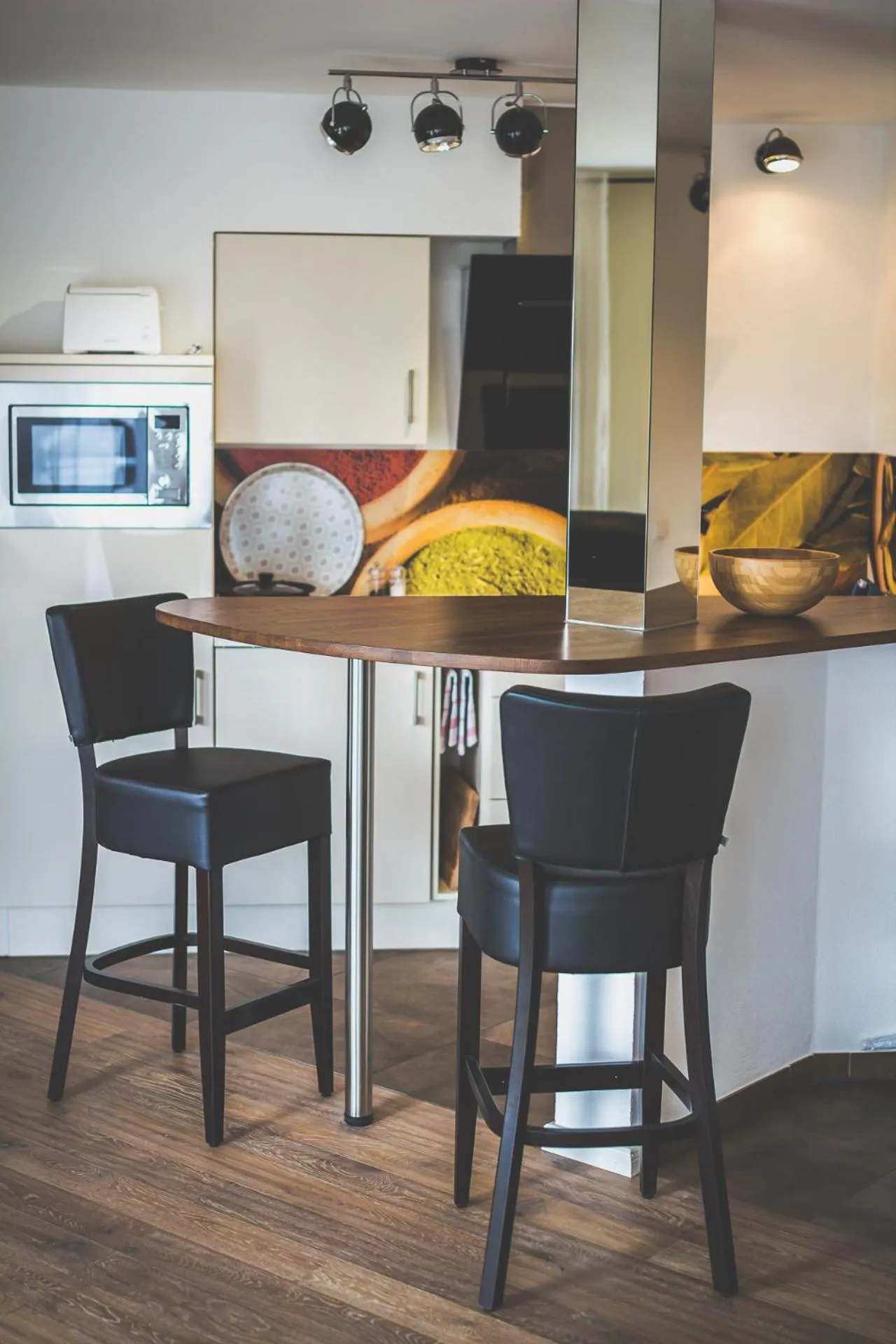 Kitchen or kitchenette in Rebgarten Hotel Adler