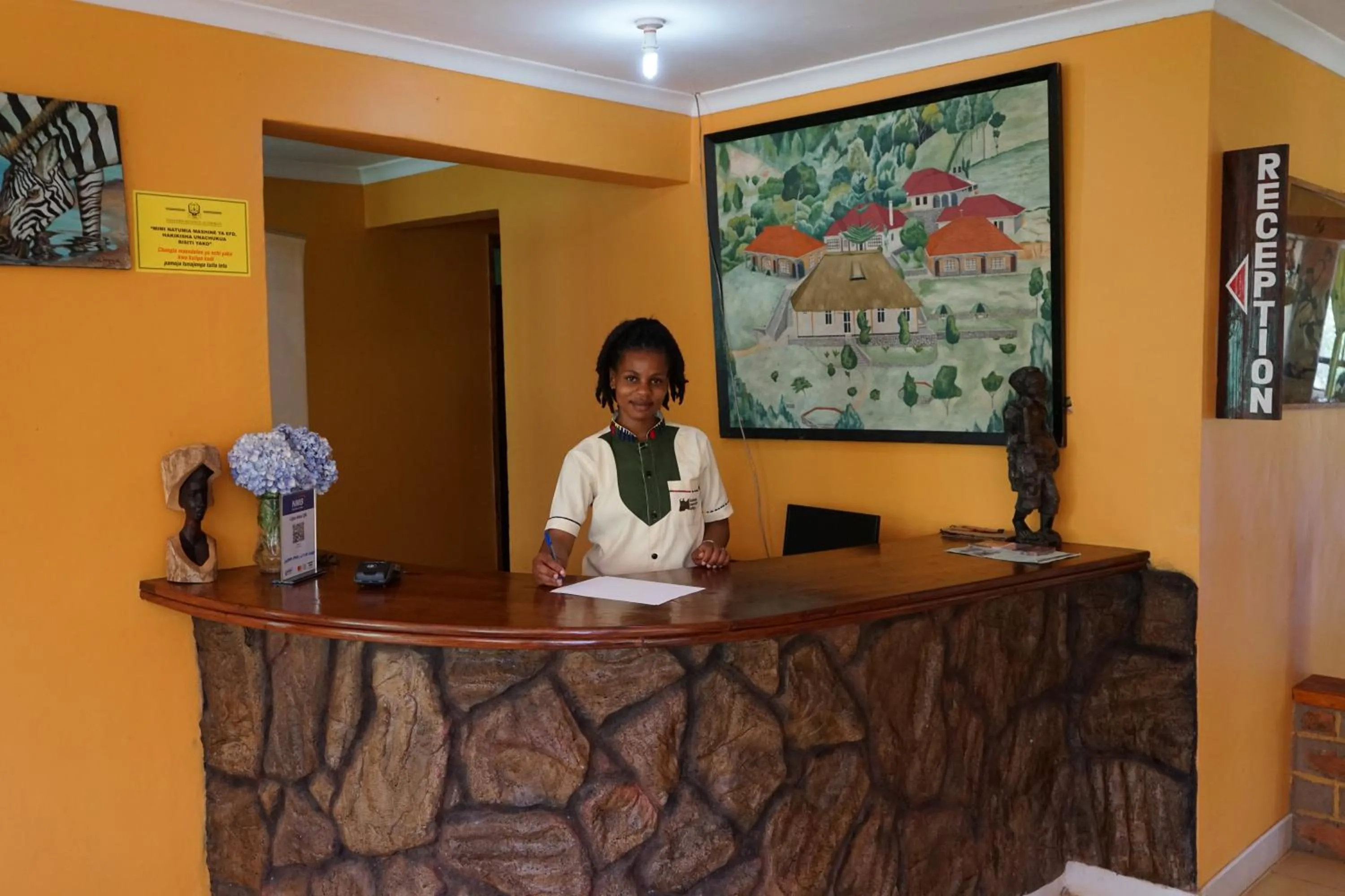 Lobby or reception in LUSHOTO EXECUTIVE LODGE