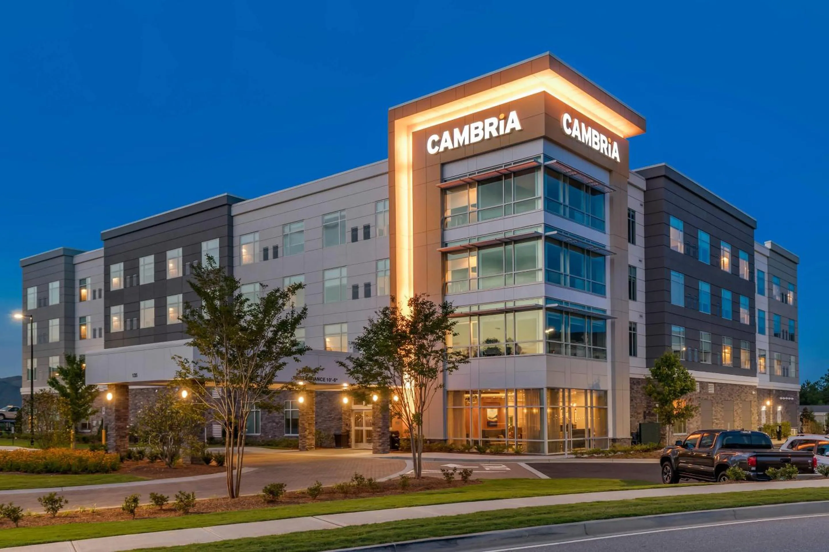 Property building in Cambria Hotel Greenville