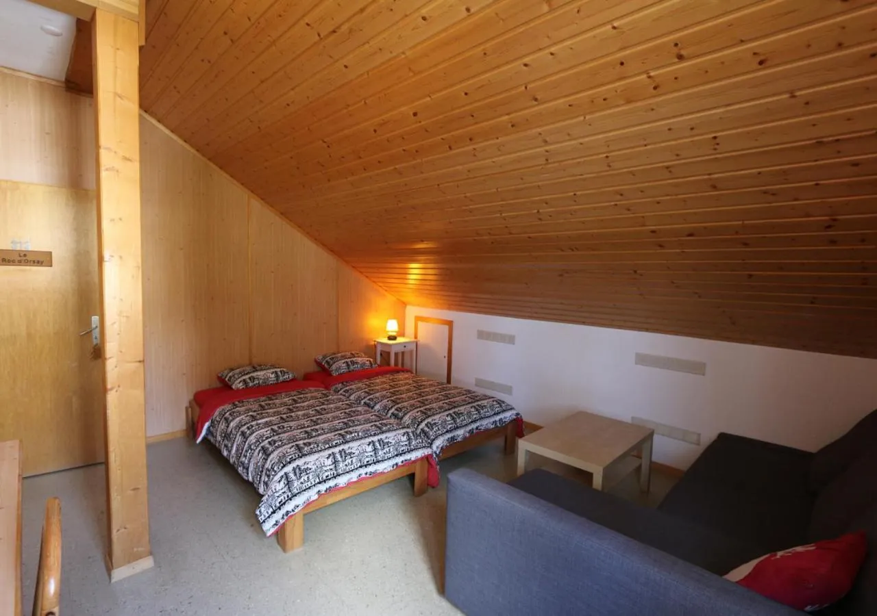 Photo of the whole room, Bed in Maison de Montagne de Bretaye accès par le train arrêt Bouquetin