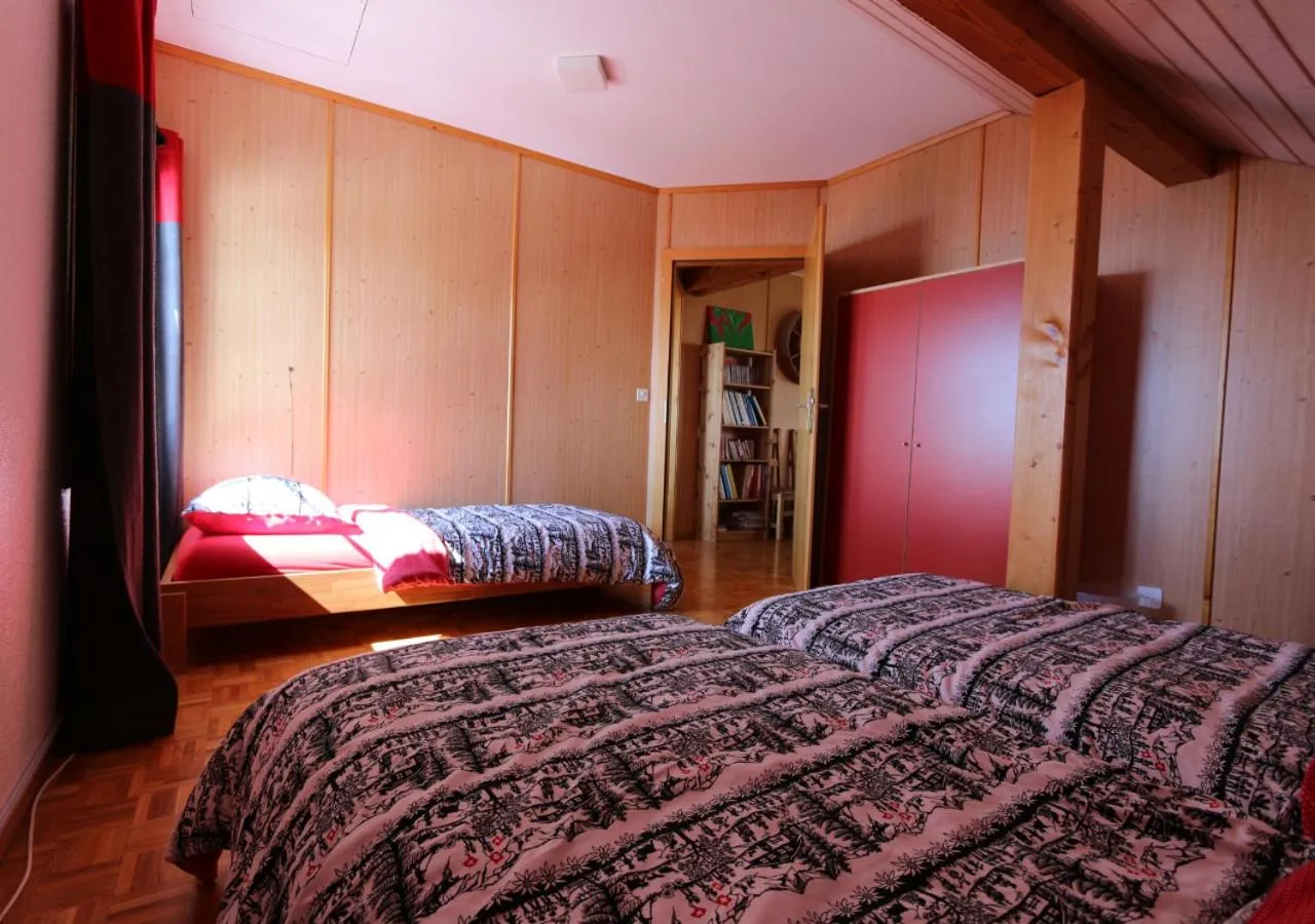 Bedroom, Bed in Maison de Montagne de Bretaye accès par le train arrêt Bouquetin