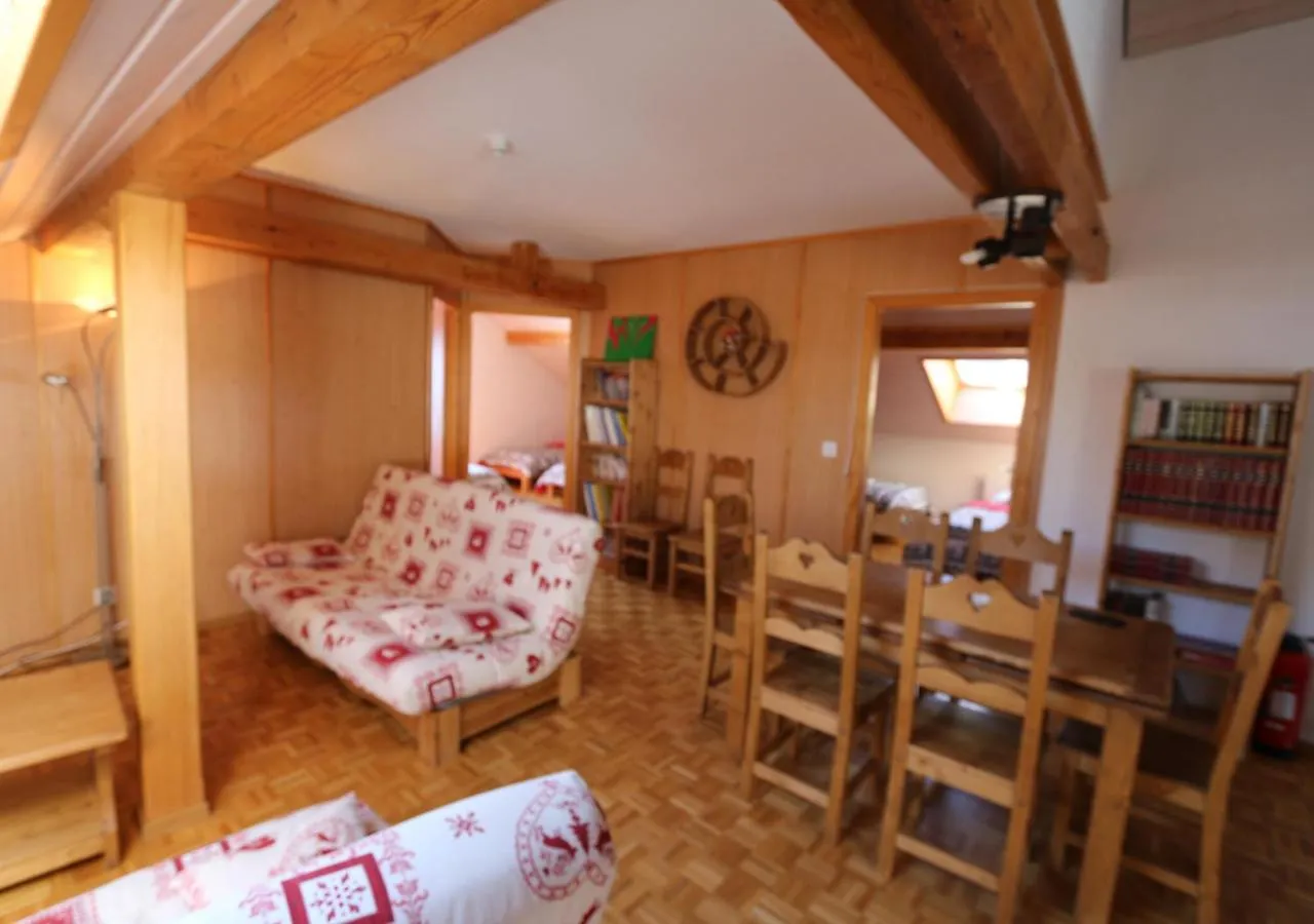 Seating area, Bed in Maison de Montagne de Bretaye accès par le train arrêt Bouquetin