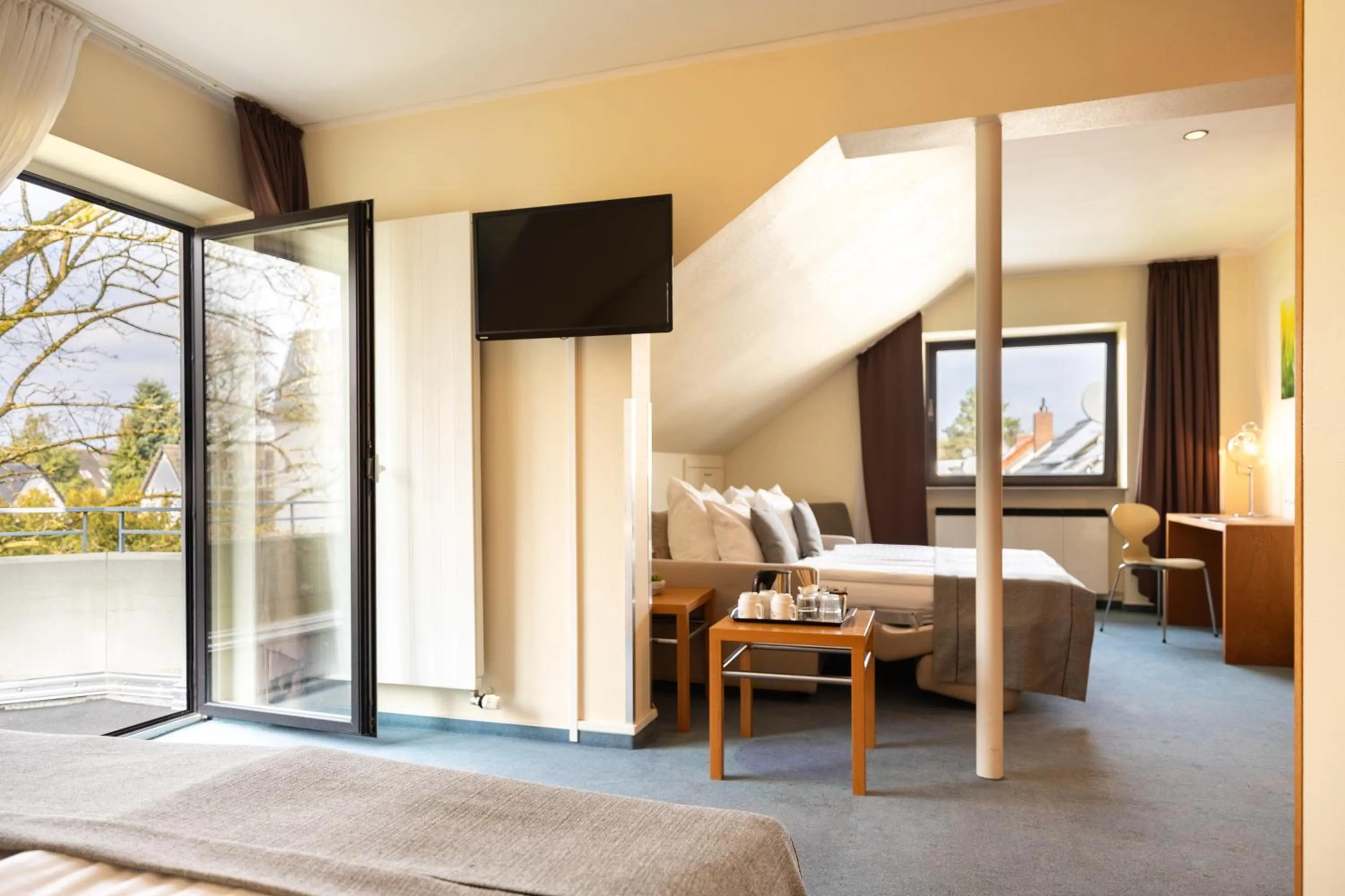 Bed in Select Hotel Silence Garden Köln