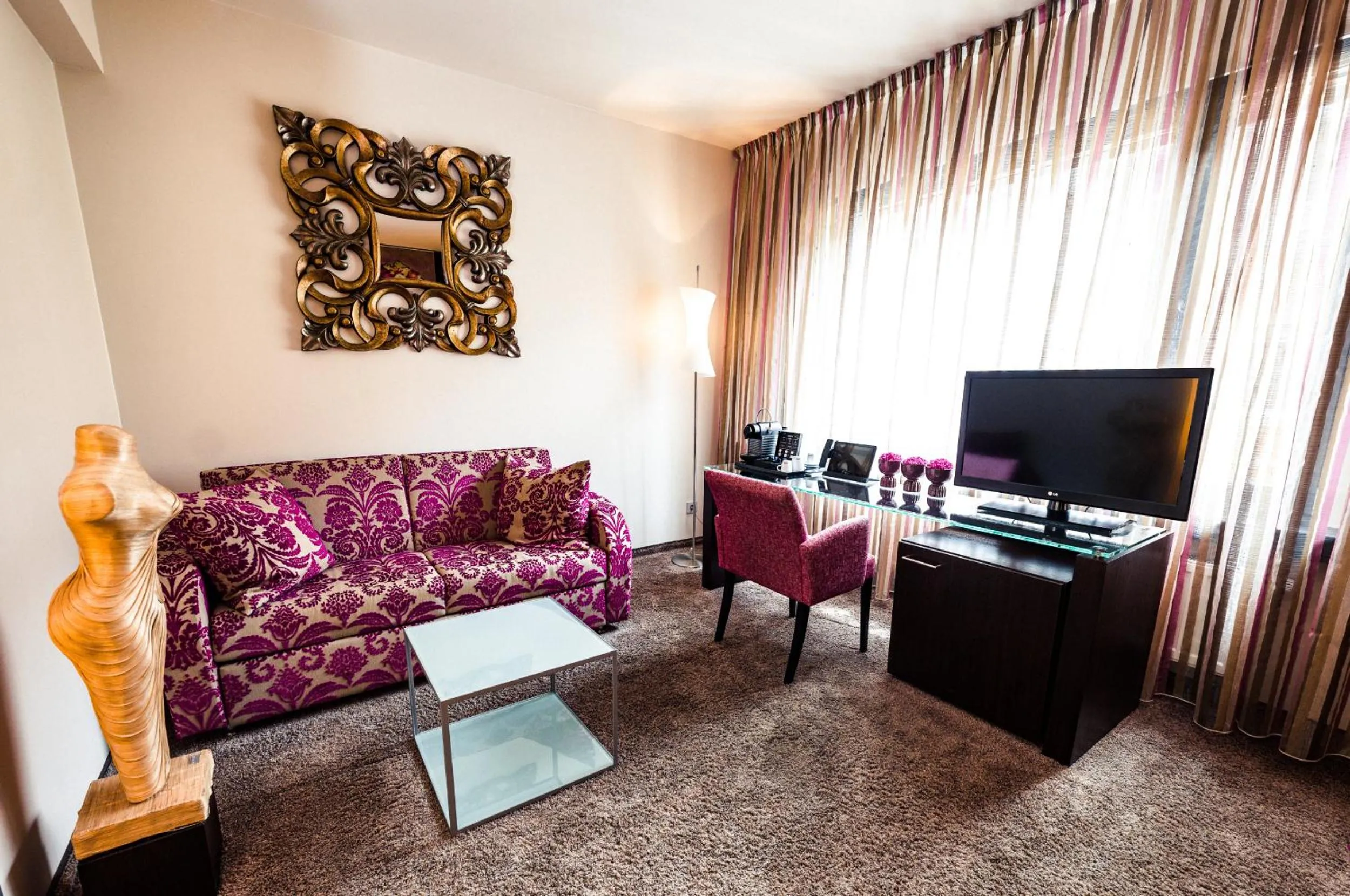 Seating area in Hotel Der Blaue Reiter