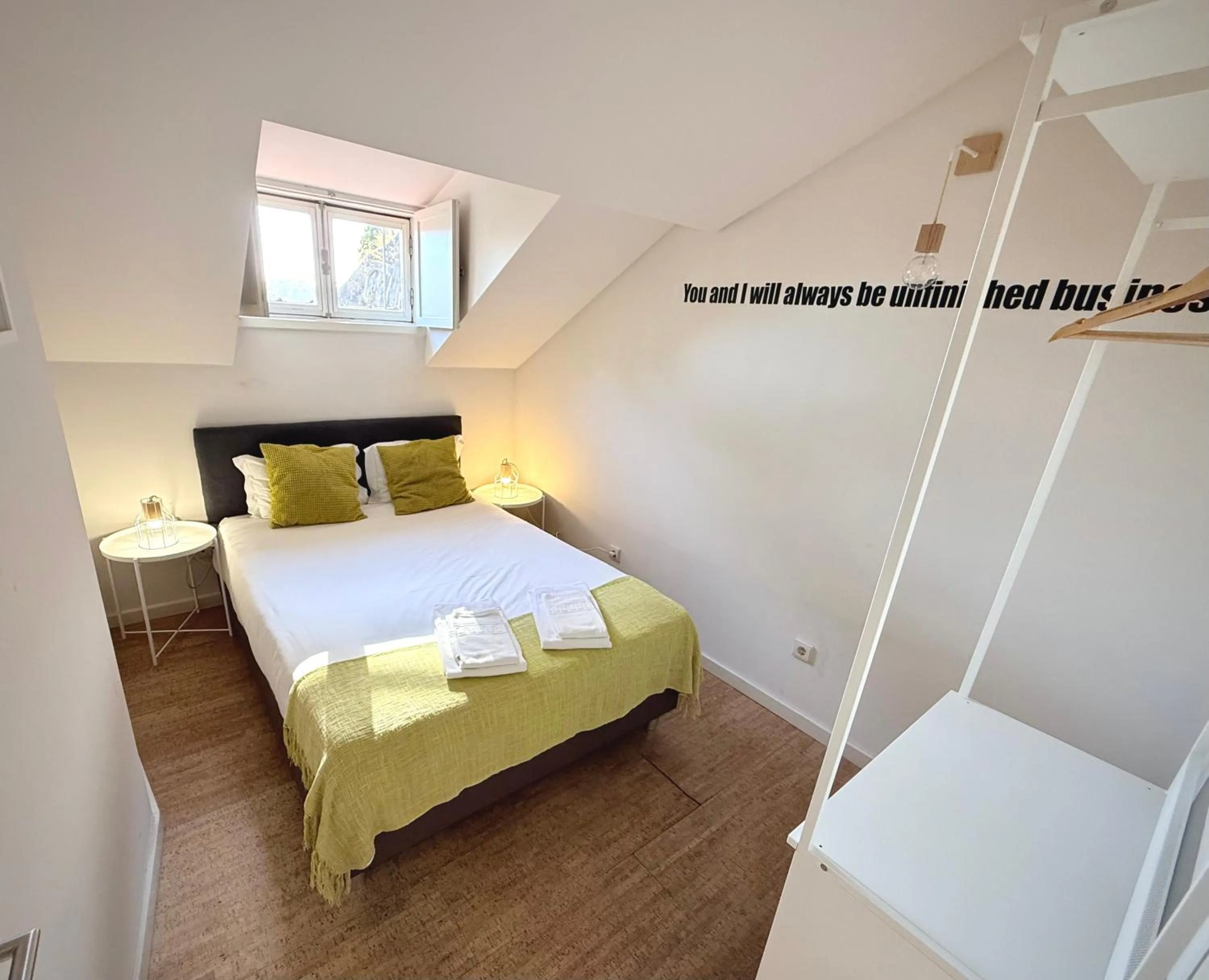 Bed in Ribeira Cinema Apartments